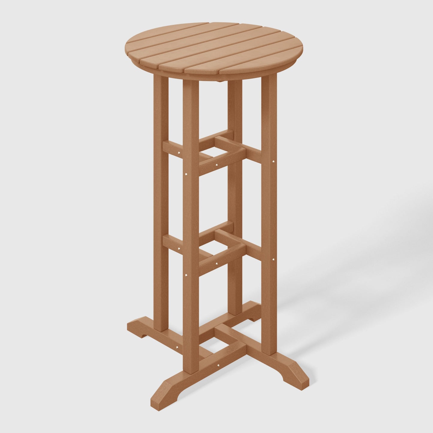 POLYTRENDS™ Stockholm All-Weather Outdoor Round Bar Bistro Table (42" Height)