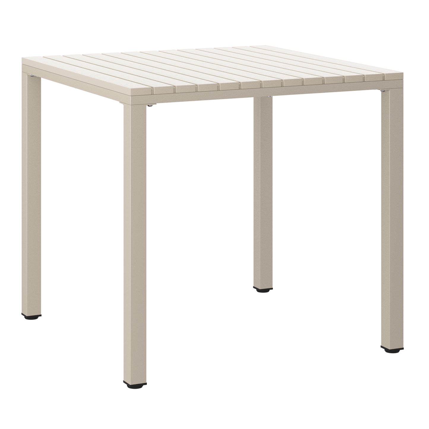 Polyform 31.5" Square Dining Table with Metal Frame
