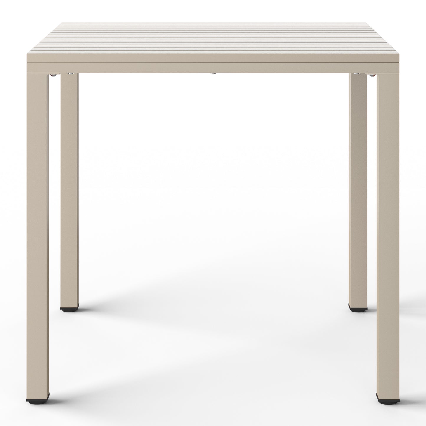 Polyform 31.5" Square Dining Table with Metal Frame