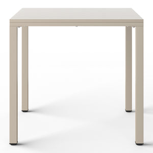Polyform 31.5" Square Dining Table with Metal Frame