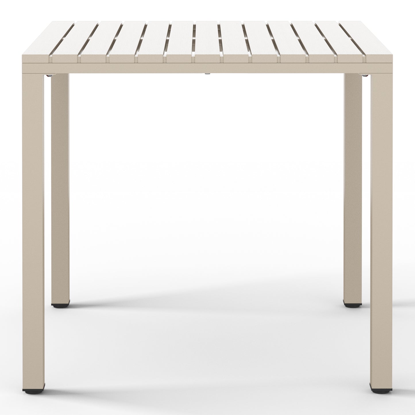 Polyform 31.5" Square Dining Table with Metal Frame