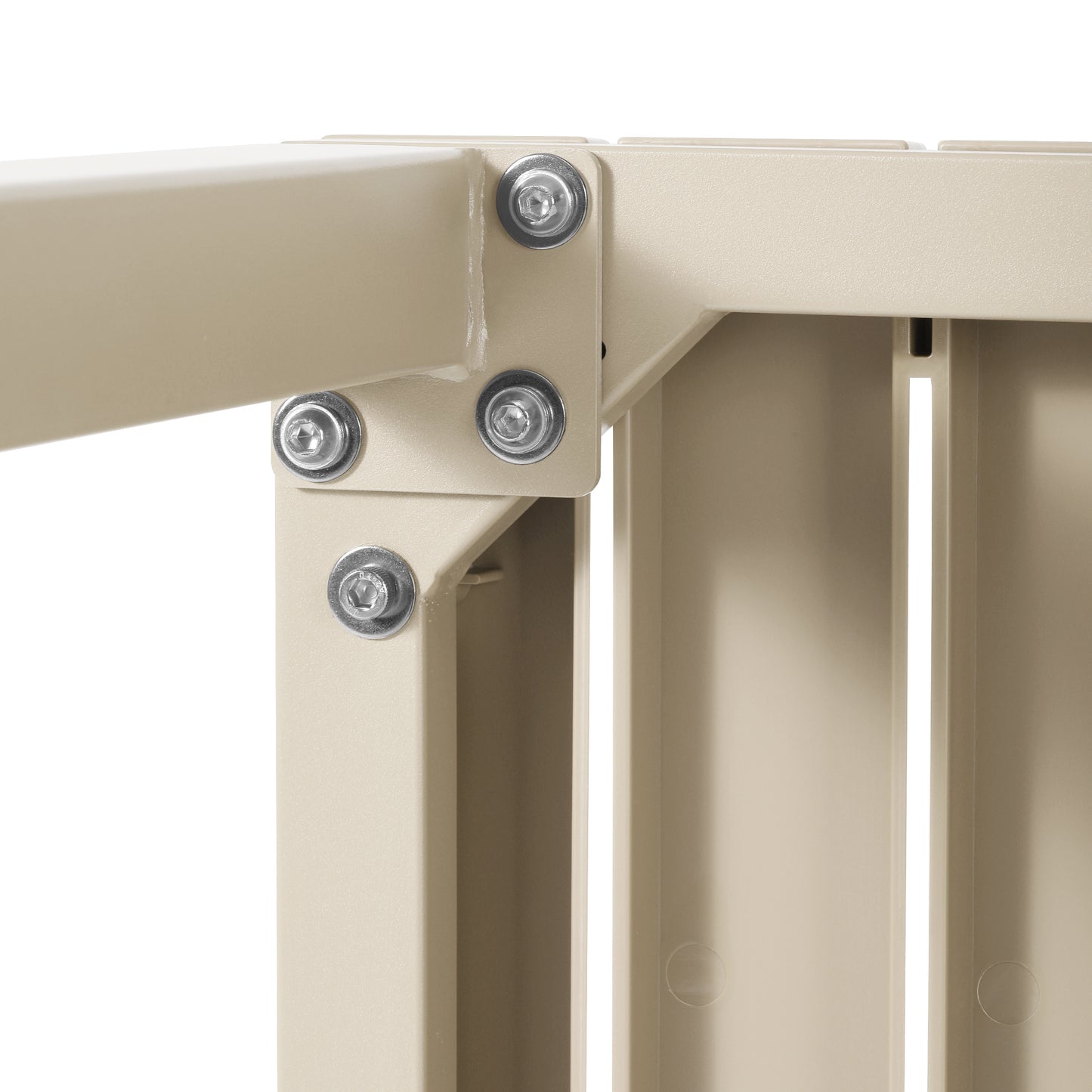 Polyform 31.5" Square Dining Table with Metal Frame
