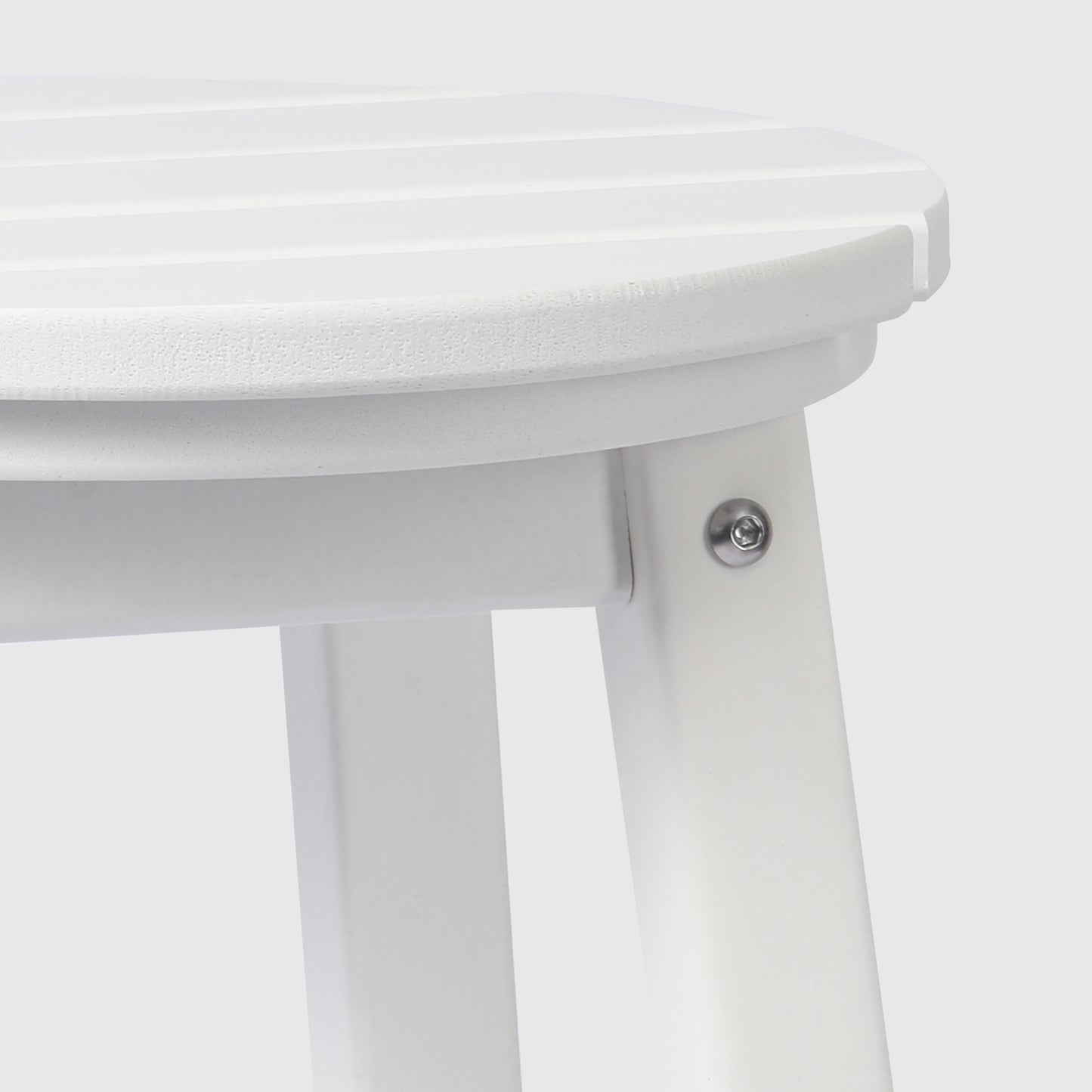 Stockholm All-Weather Outdoor Round Bar Stool (29" Height)