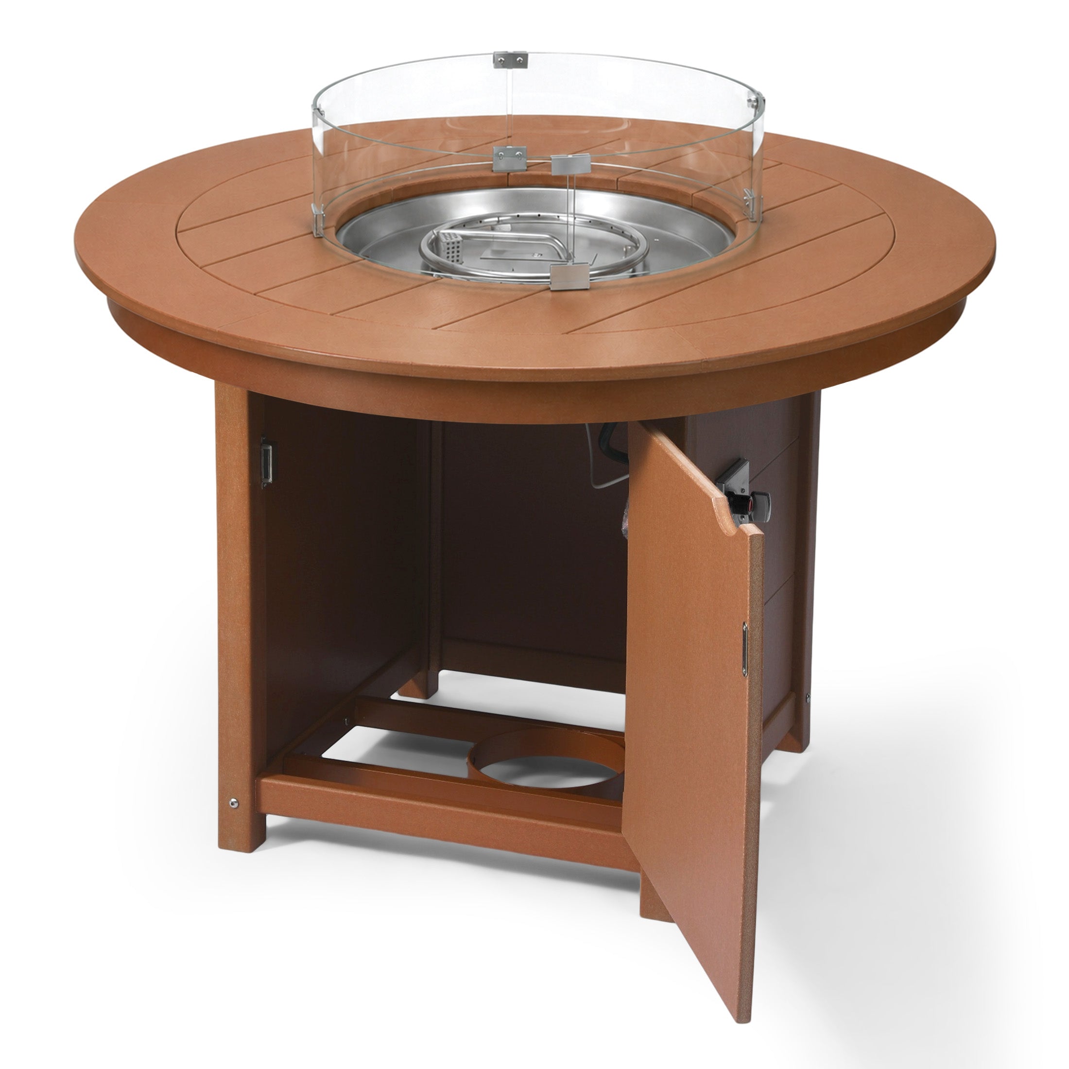 Sedona Round 47" Dining Fire Pit Table
