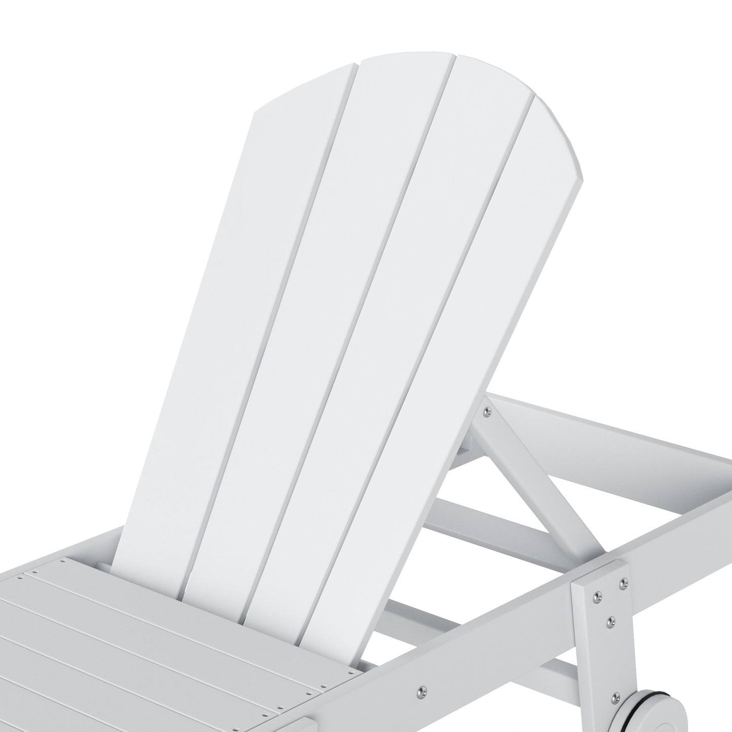 Chatham All-Weather Outdoor Adirondack Reclining Sun Lounger With Wheels