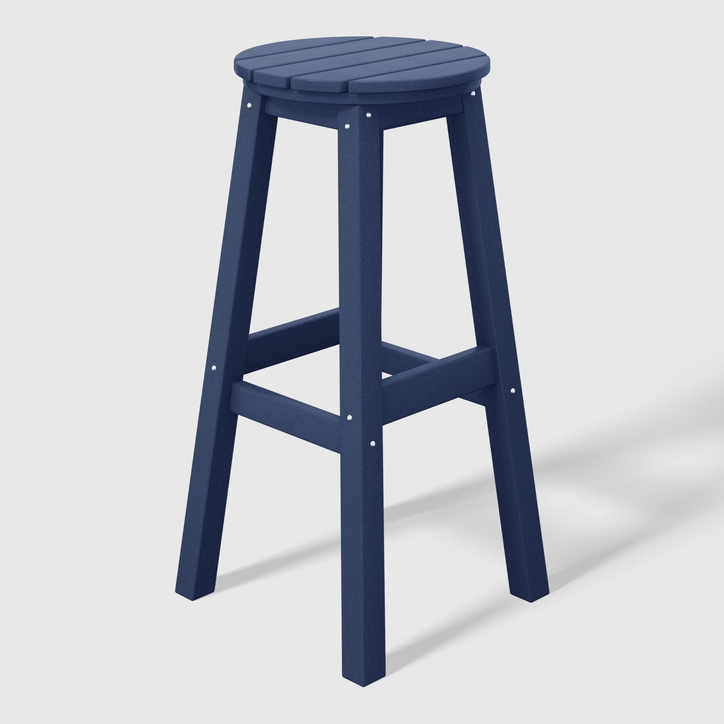 Stockholm All-Weather Outdoor Round Bar Stool (29" Height)