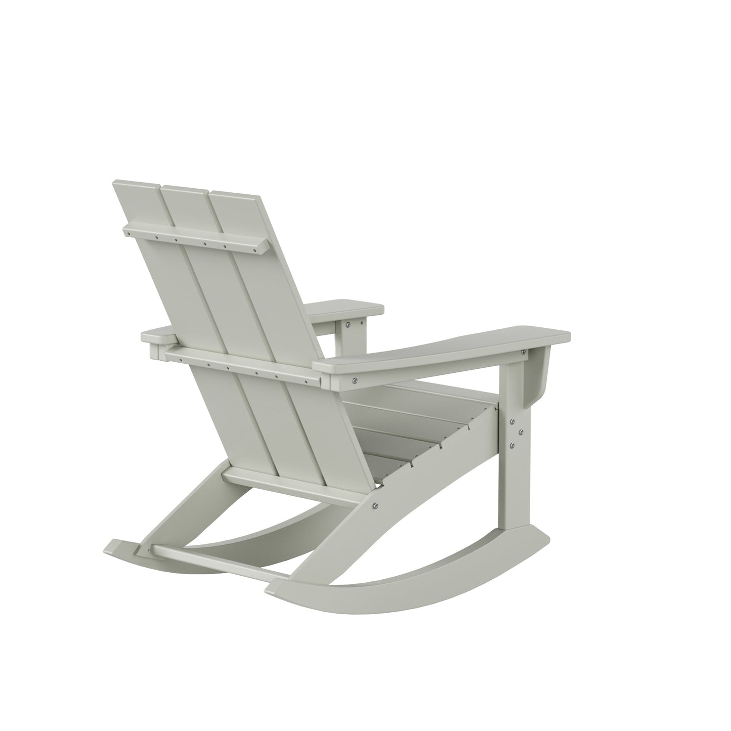 Malibu Modern All-Weather Outdoor Rocking Adirondack Chair