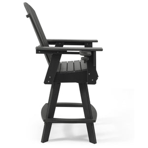 Chatham Adirondack Swivel Bar Chair with Cup Holder