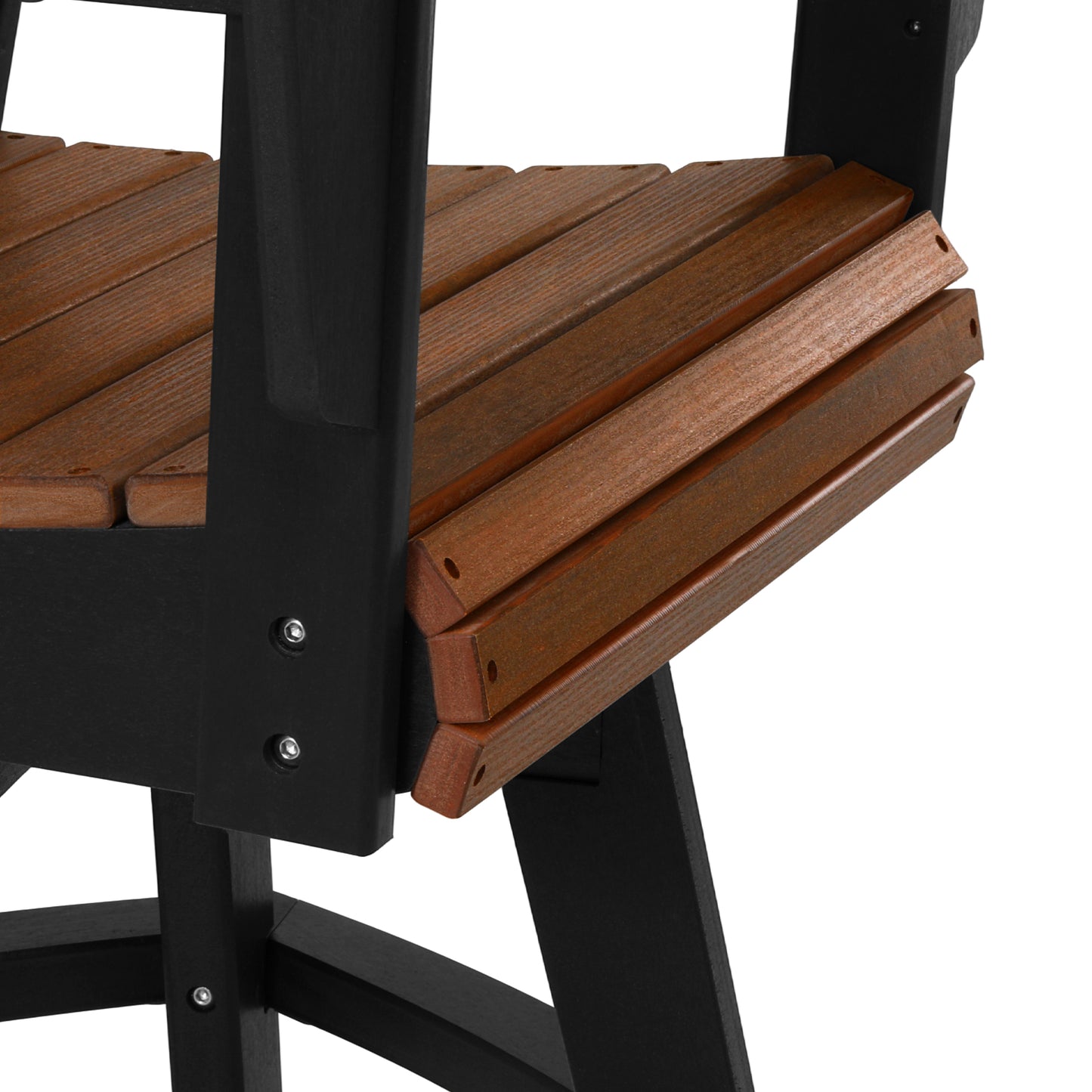 Heritage Ridge Adirondack Swivel Counter Chair With Cup Holder