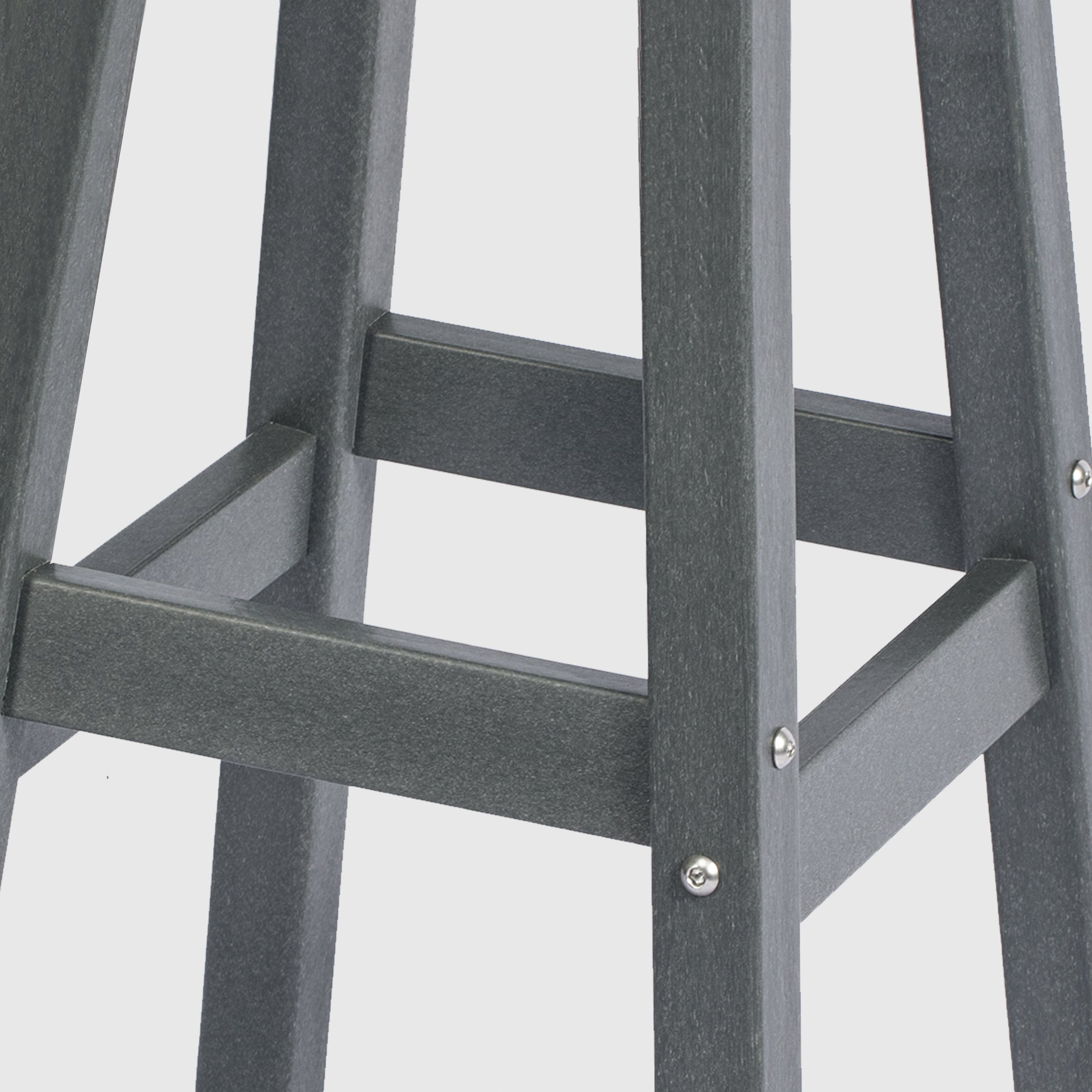 Stockholm All-Weather Outdoor Square Bar Stool (29" Height)