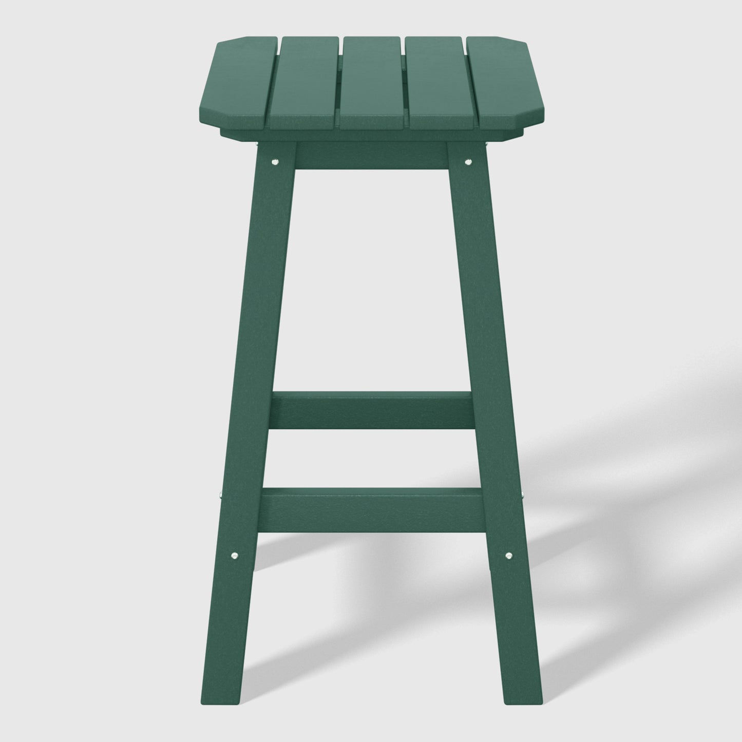 Stockholm  All-Weather Outdoor Square Counter Stool (24" Seat Height)