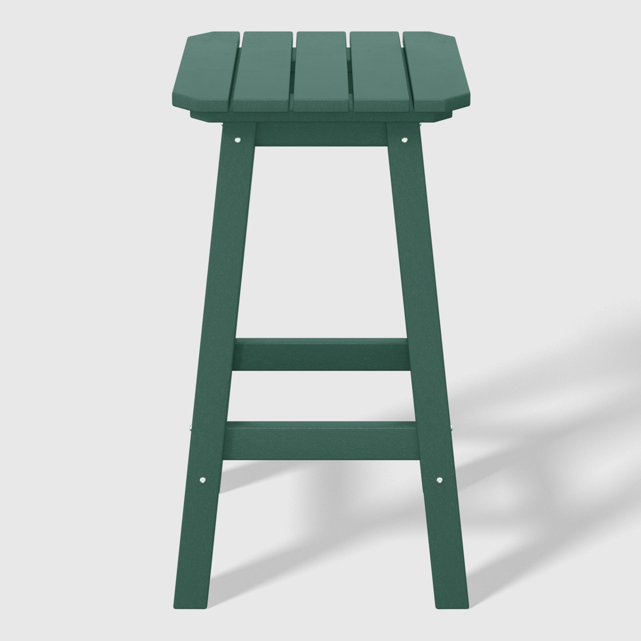 Stockholm  All-Weather Outdoor Square Counter Stool (24" Seat Height)