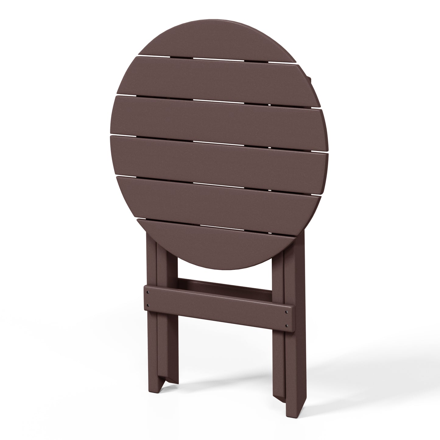 Tuscany All-Weather Outdoor Patio Round Folding Dining Table (24" Top)