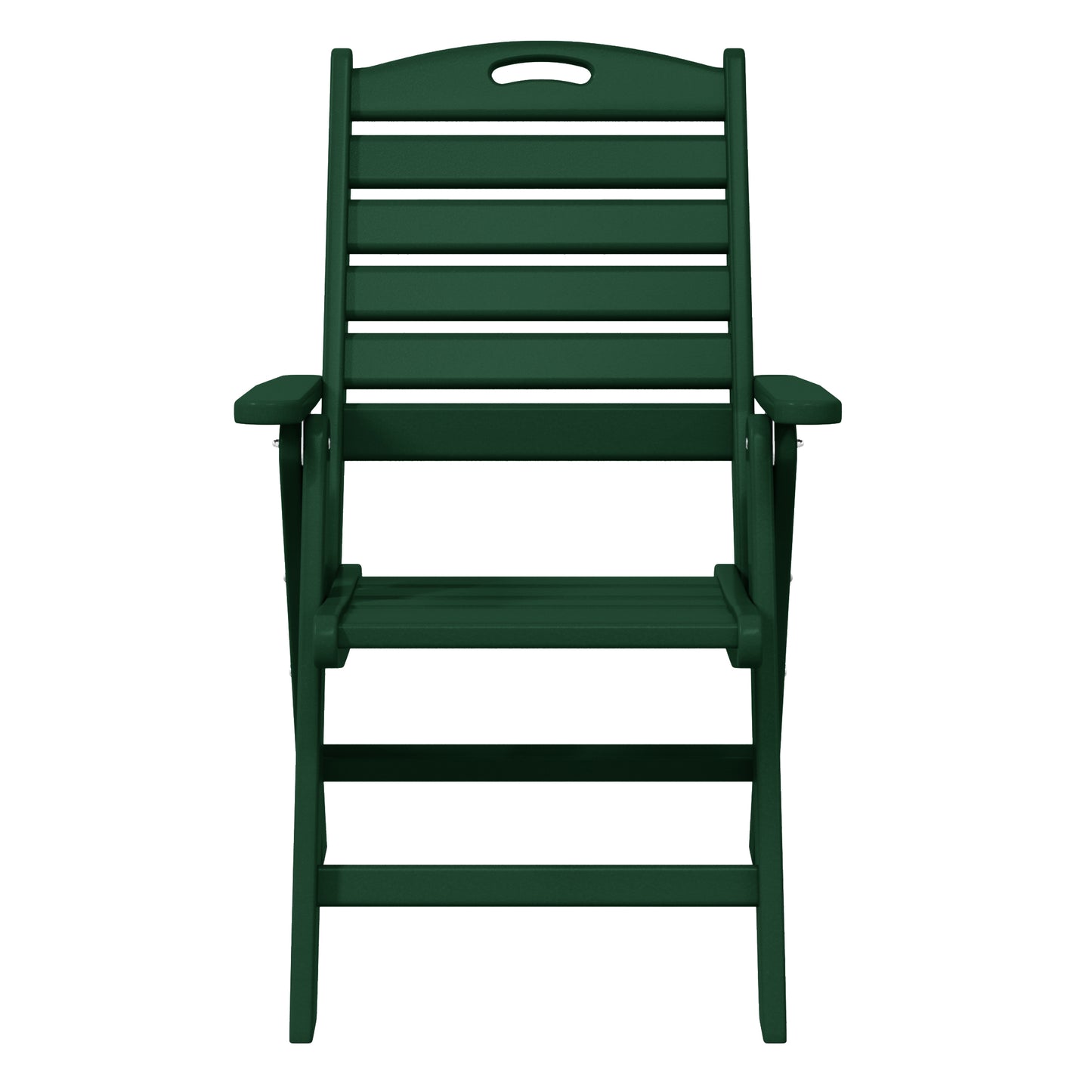 Aarhus All-Weather Outdoor Patio Folding Tall Back Dining Chair (38" High)