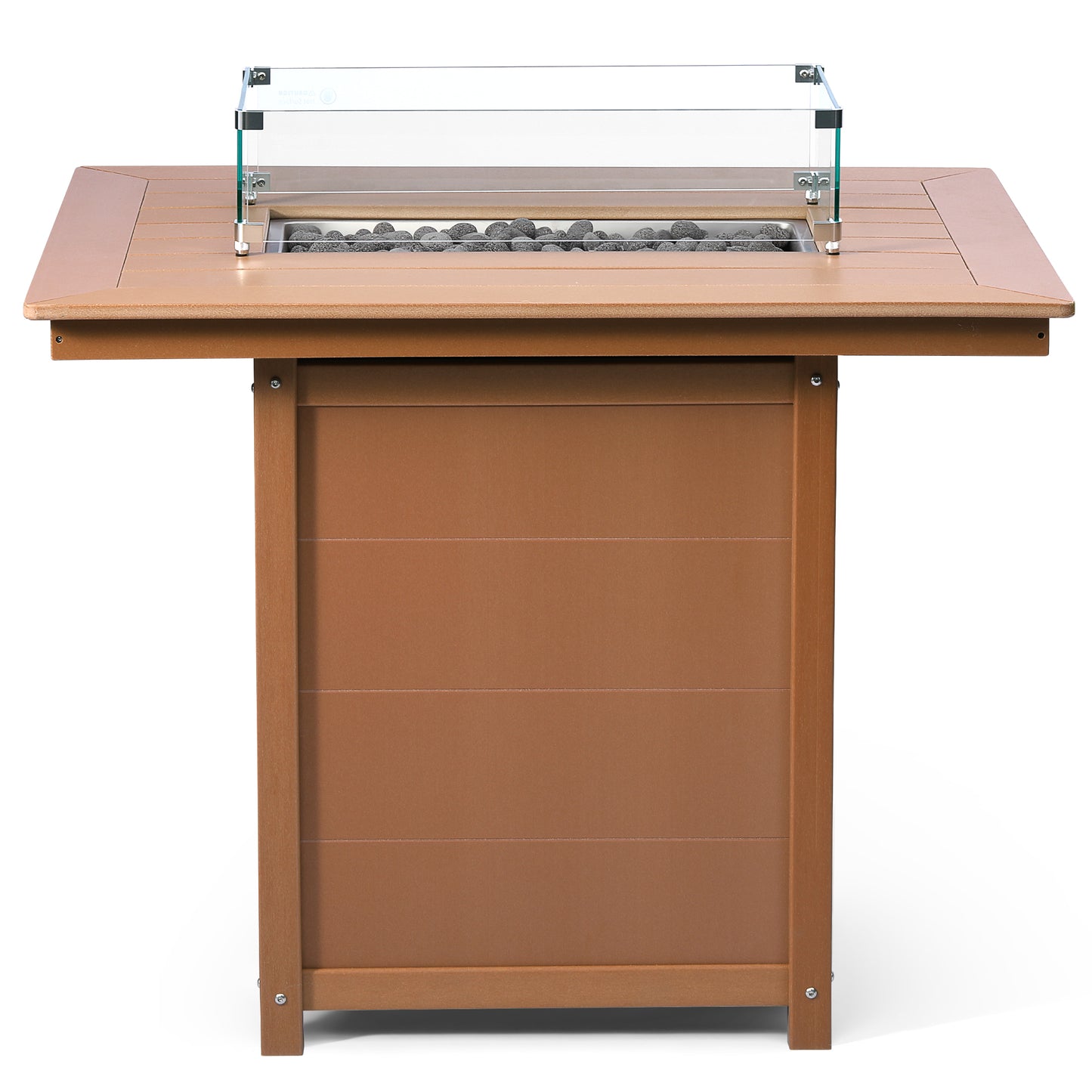 Sedona Rectangular 34" X 46" Counter Fire Pit Table