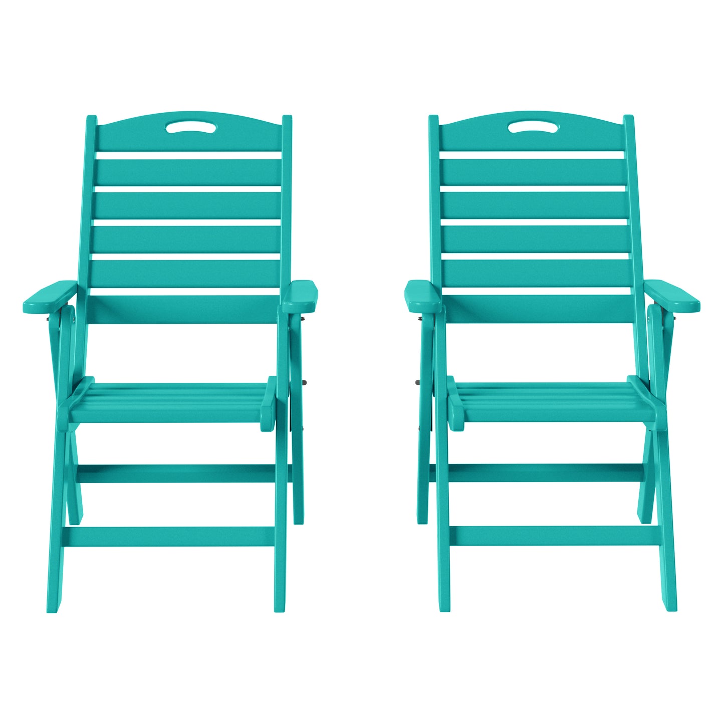 Aarhus Folding High back Dining Chair (Set of 2)