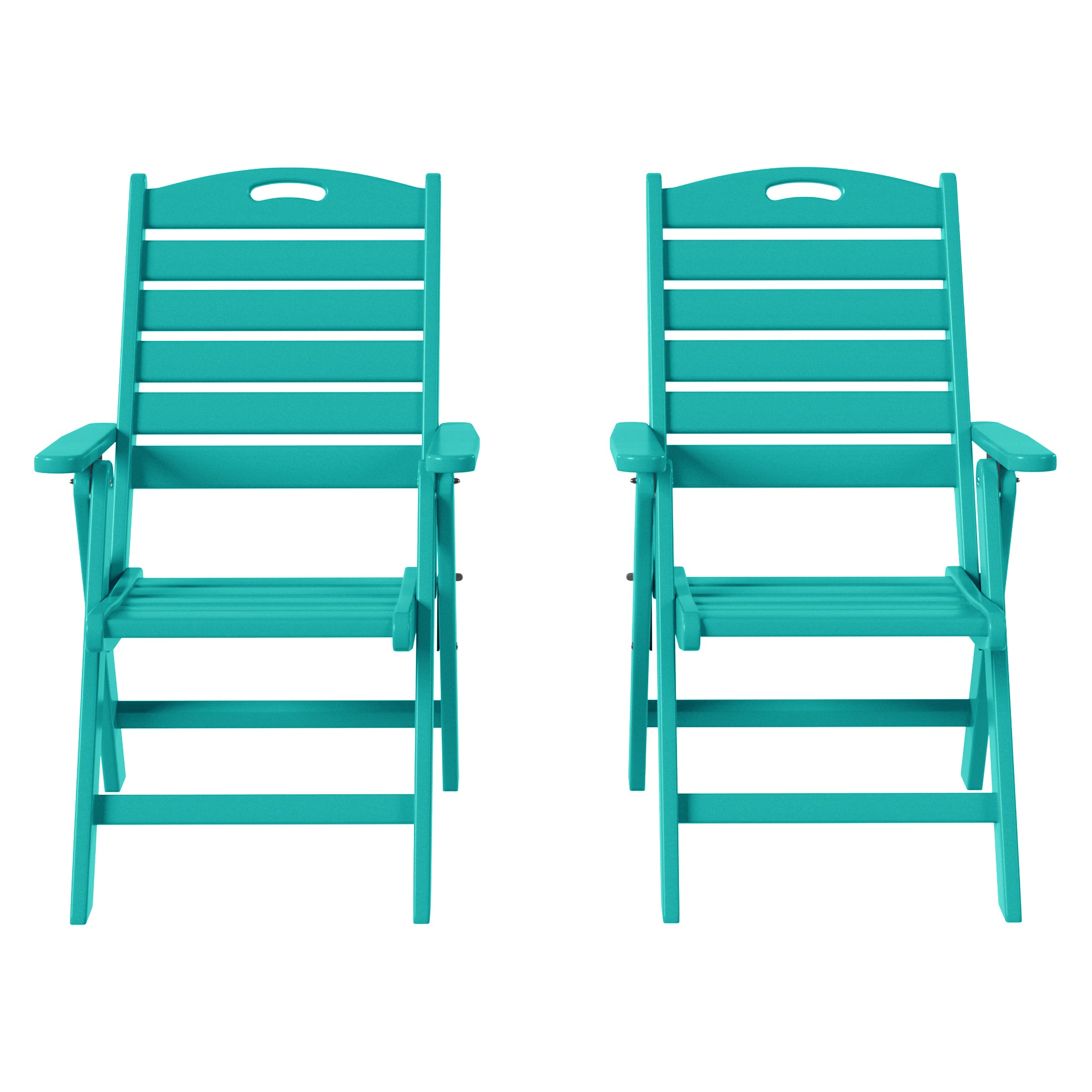 Aarhus Folding High back Dining Chair (Set of 2)