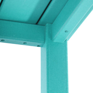 Tiny Terraces Kids' All-Weather Outdoor Square Dining Table (31" Top)