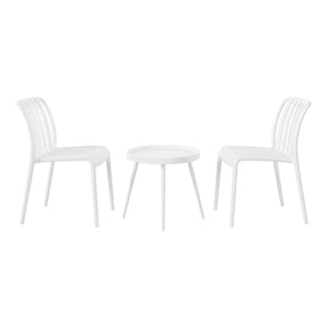 Polyform 3-Piece Chair With Side Table