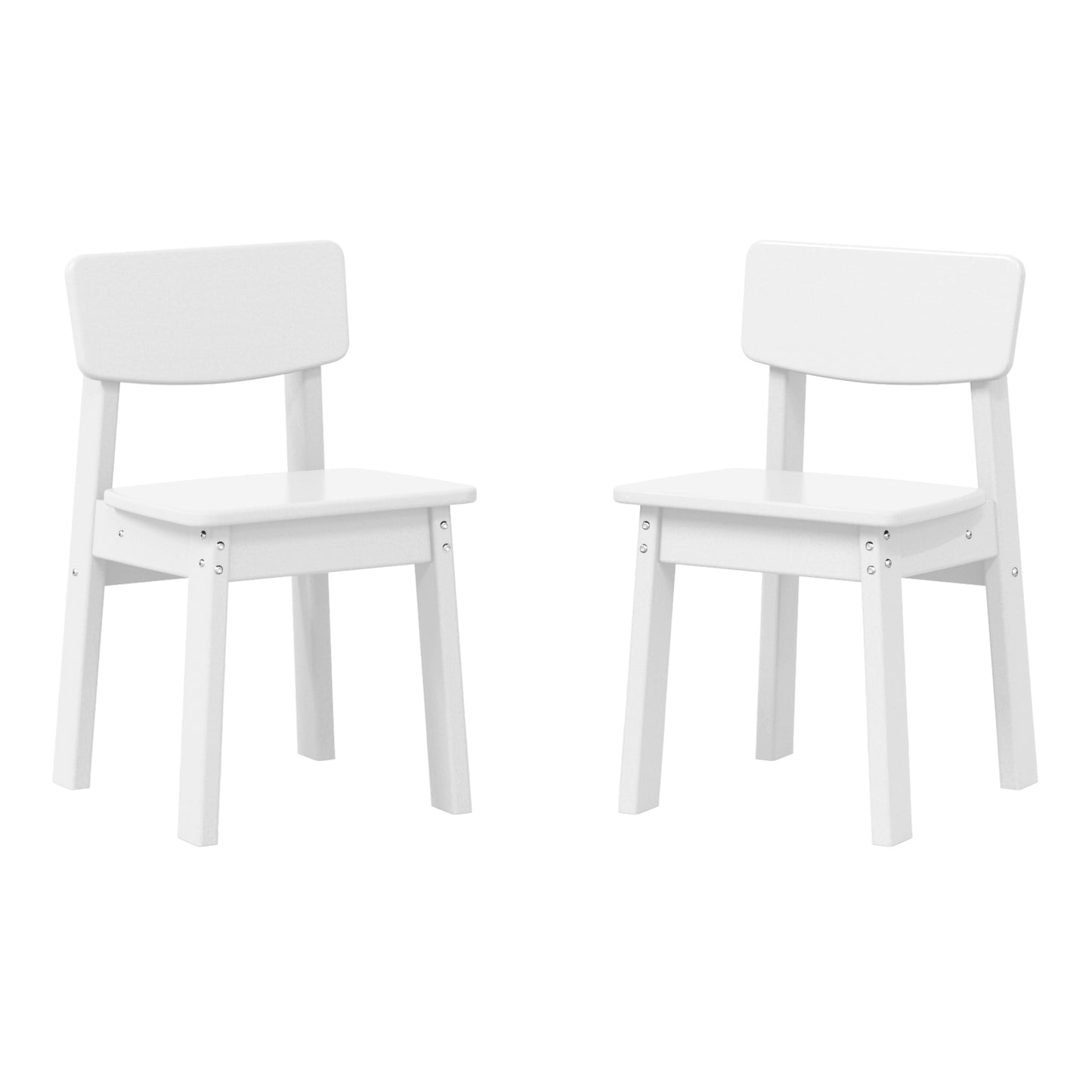Tiny Terraces Essentials Kids' All-Weather Outdoor Dining Chair (Set of 2)