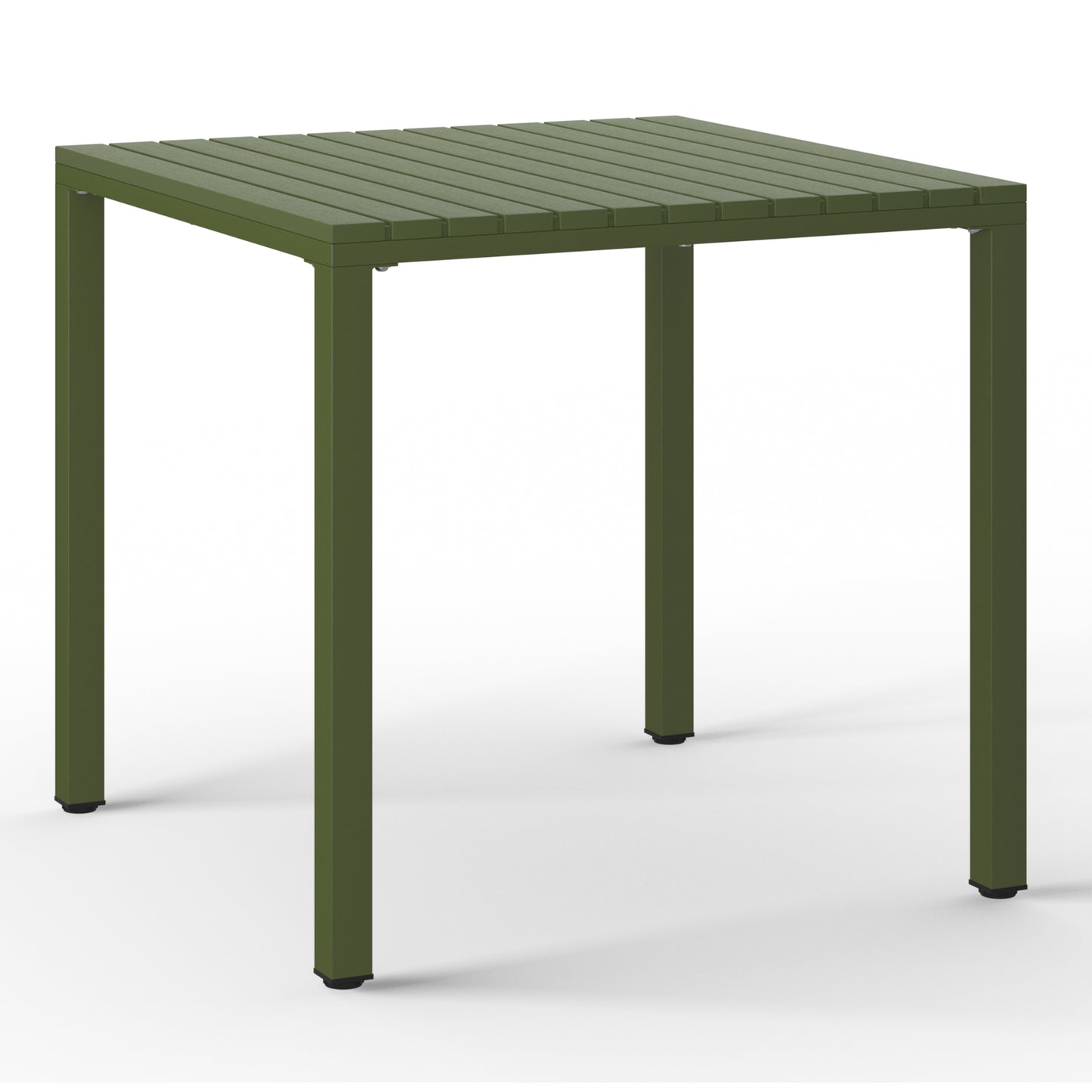 Polyform 31.5" Square Dining Table with Metal Frame