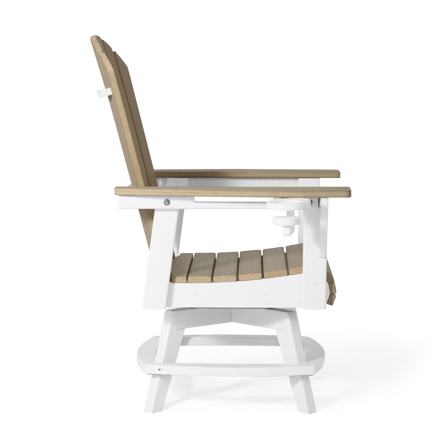 Heritage Ridge Adirondack Swivel Dining Chair With Cup Holder