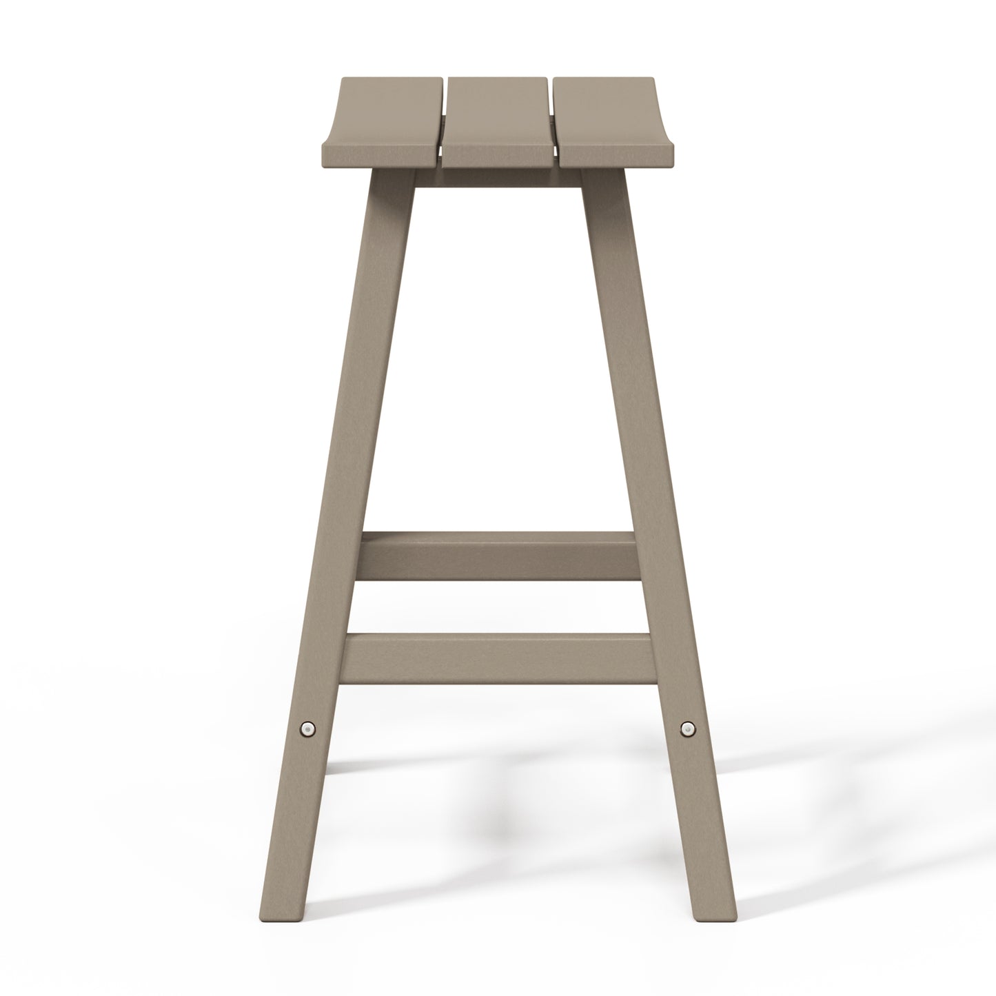 Stockholm All-Weather Outdoor Saddle Counter Stool (24" Height)