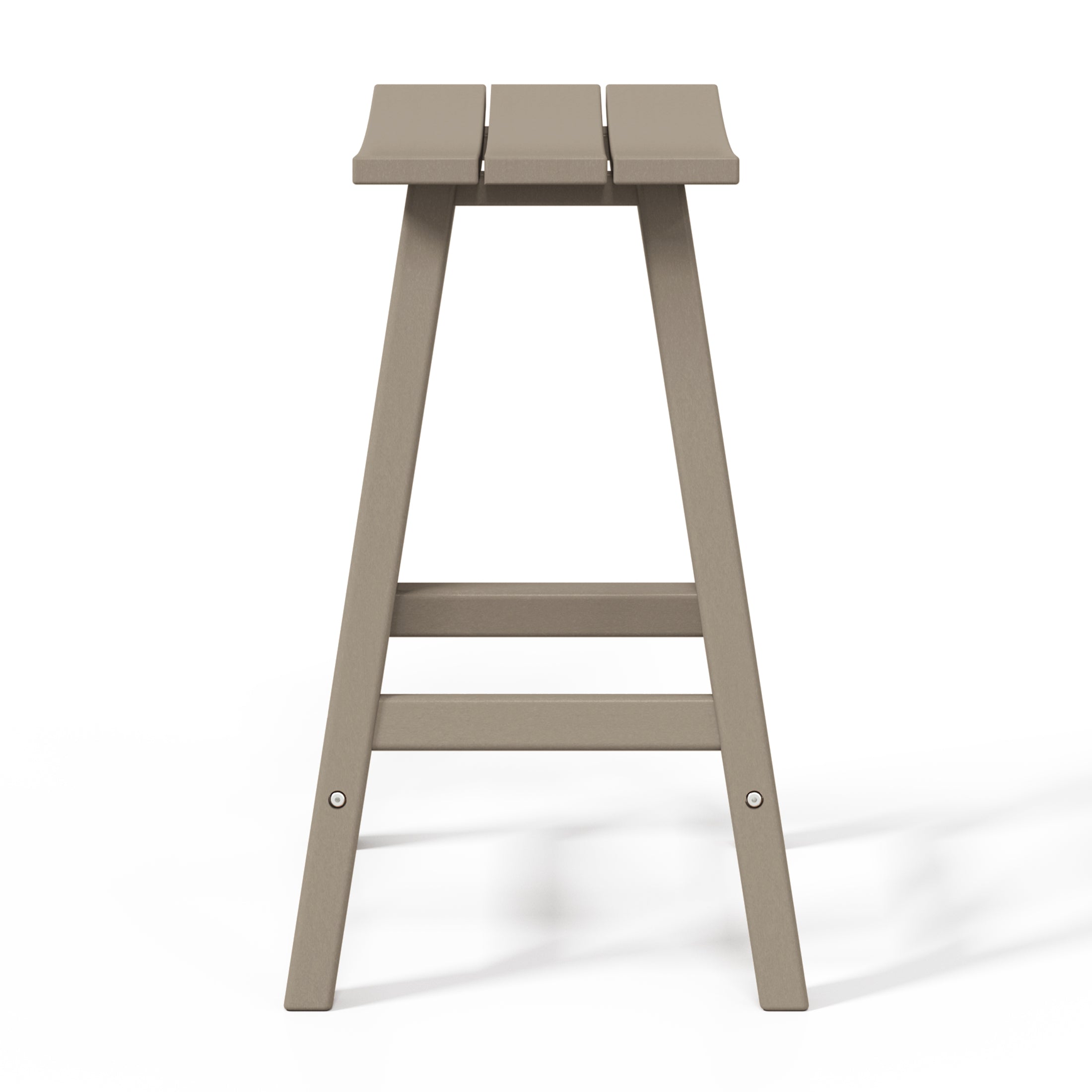 Stockholm All-Weather Outdoor Saddle Counter Stool (24" Height)