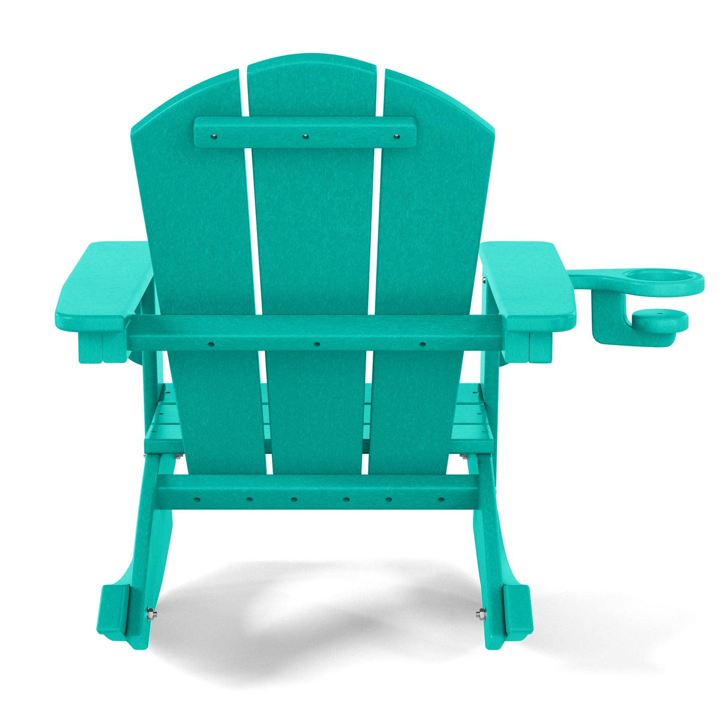 Tiny Terraces Kids Adirondack Rocking Chair with Cup Holder (Set of 2)