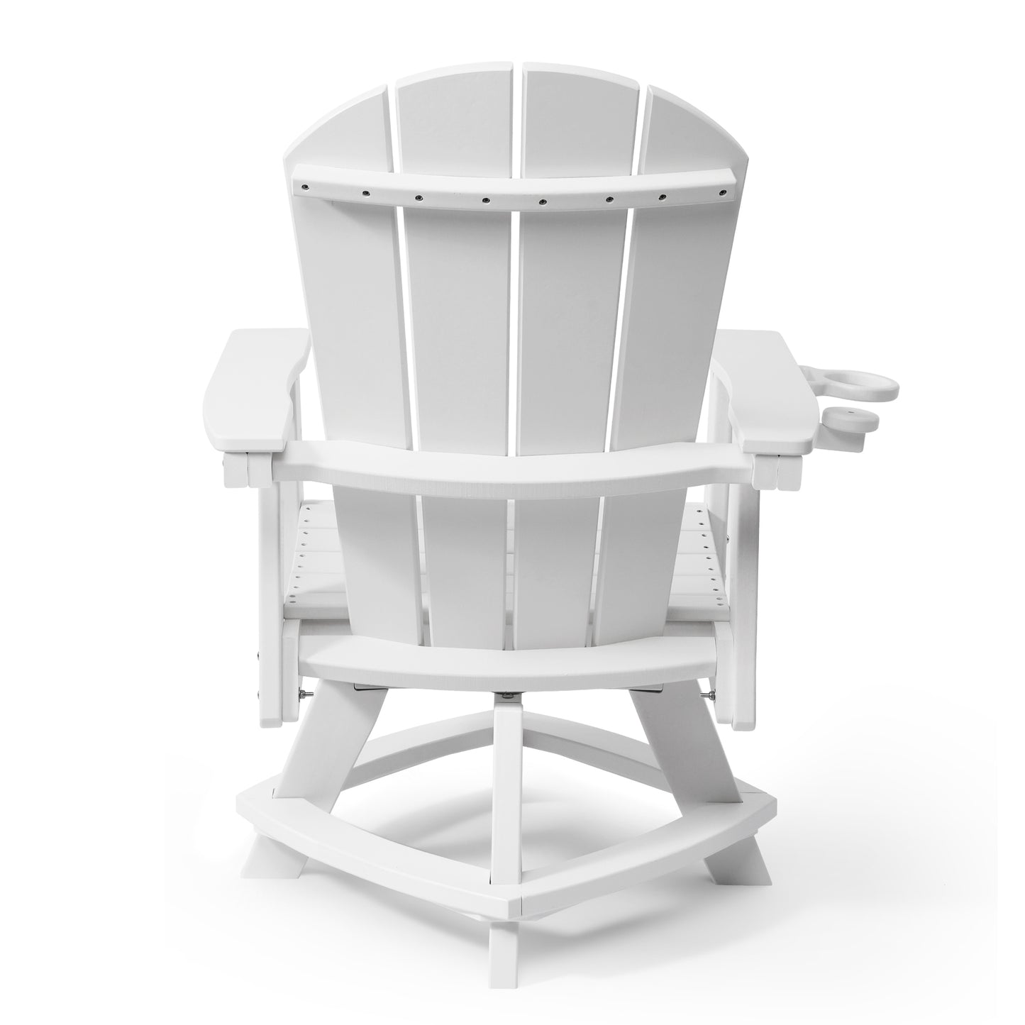 Adirondack Swivel Dining Chair with Cup Holder With Cup Holder