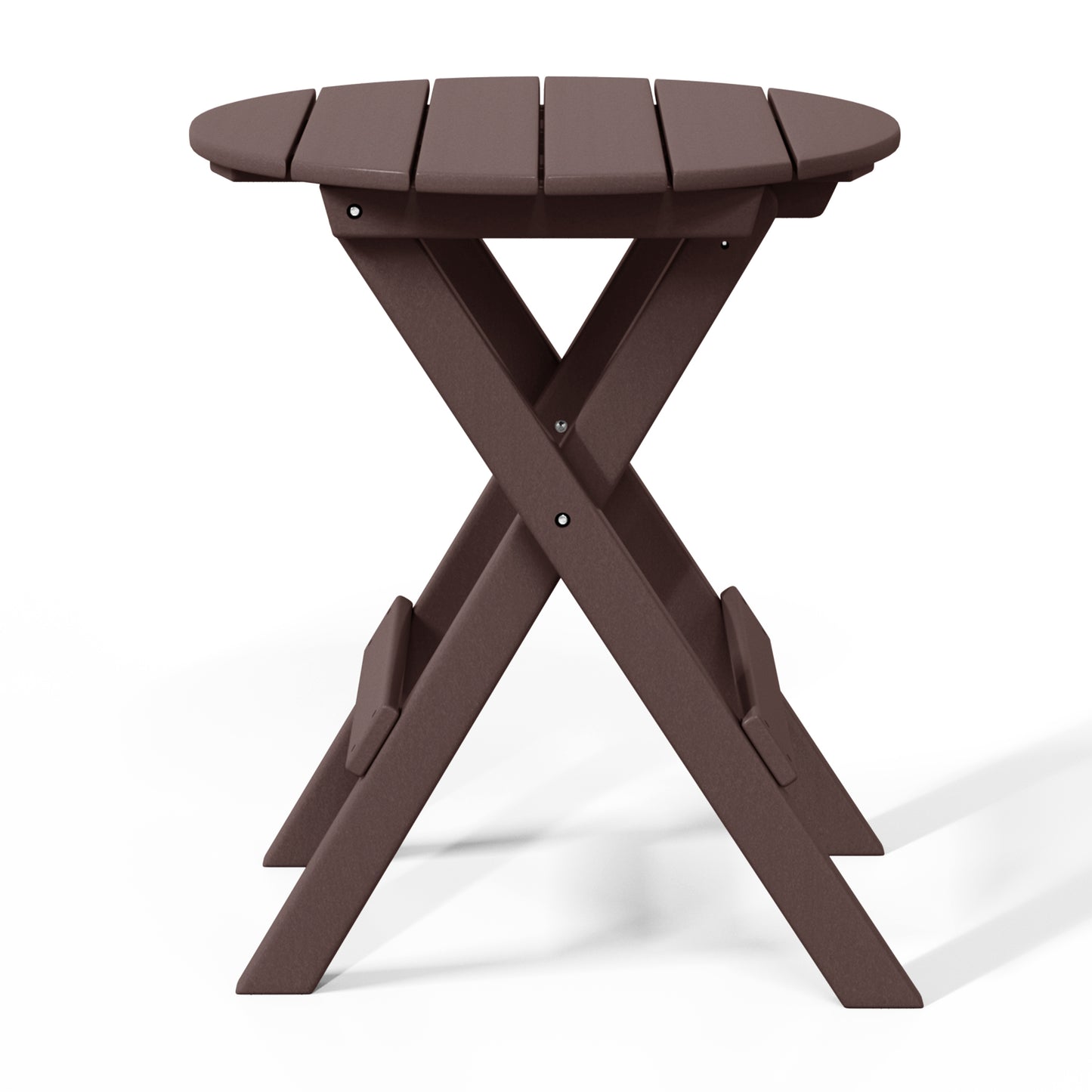 Tuscany All-Weather Outdoor Patio Round Folding Dining Table (24" Top)