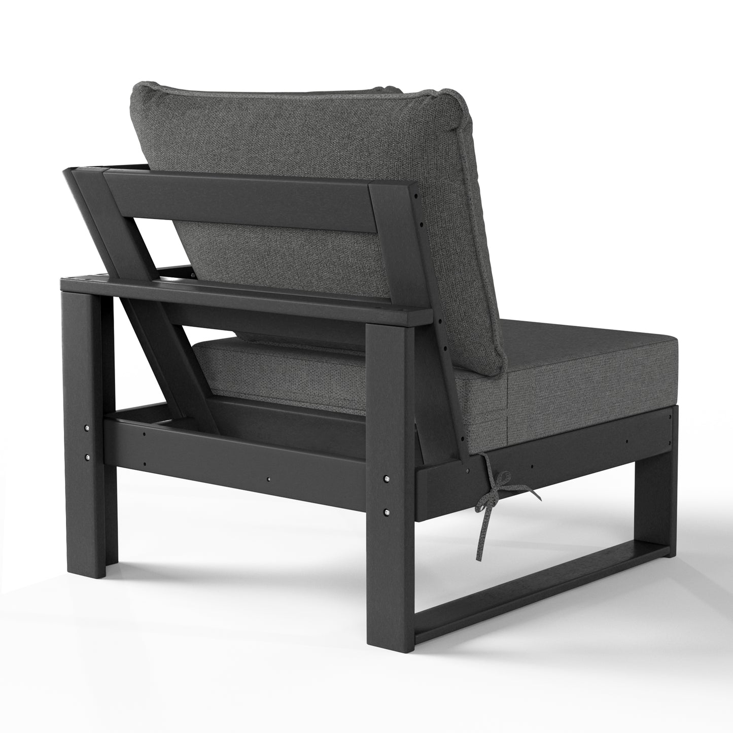 Signature All-Weather Outdoor Modular Patio Deep Seating Corner Chair (Corner Sectional Seat)