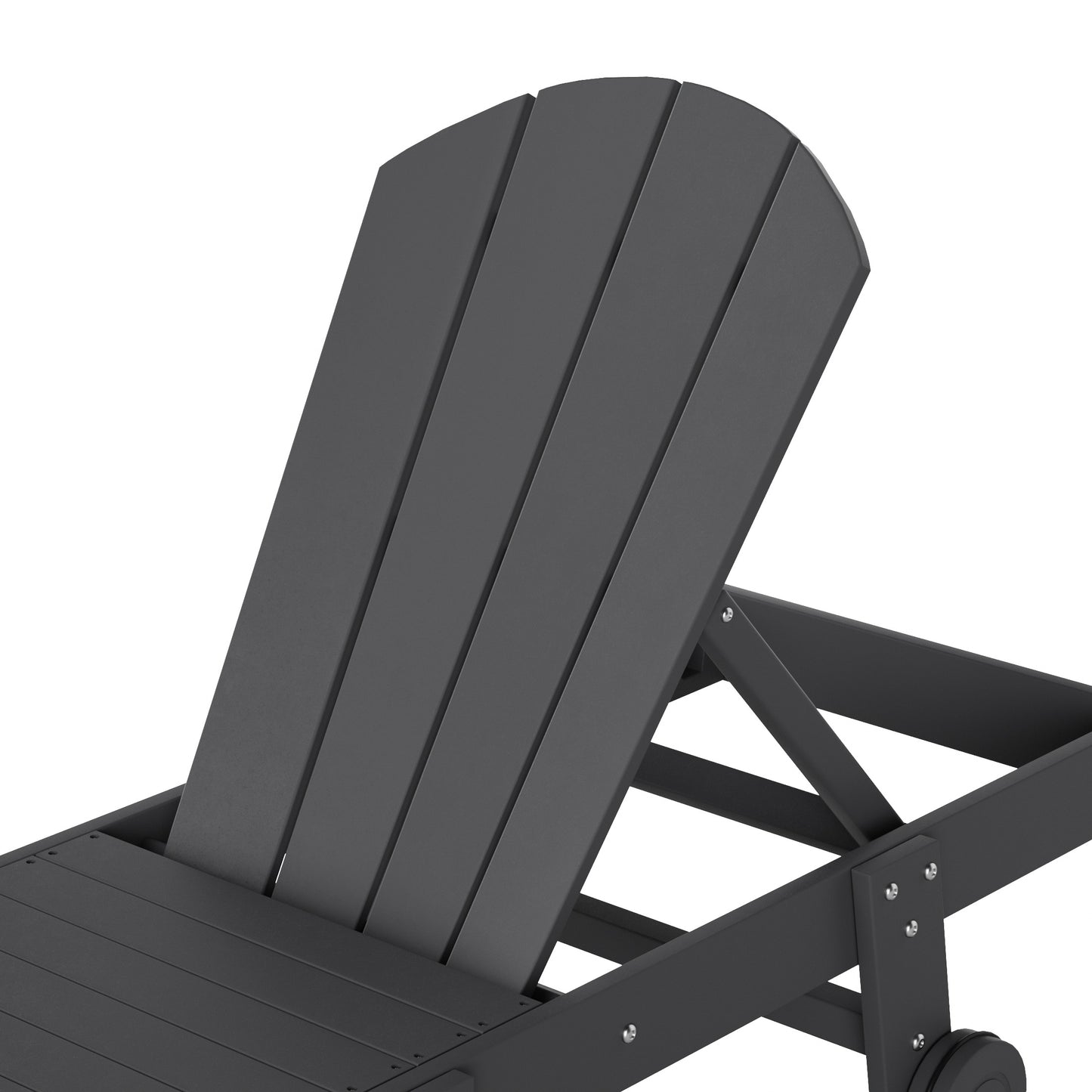 Chatham All-Weather Outdoor Adirondack Reclining Sun Lounger With Wheels