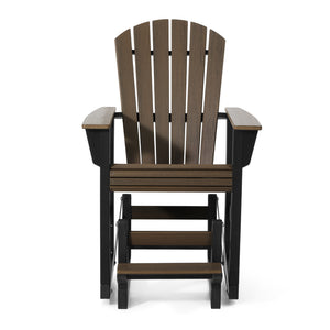 Adirondack Counter Glider With Cup Holder