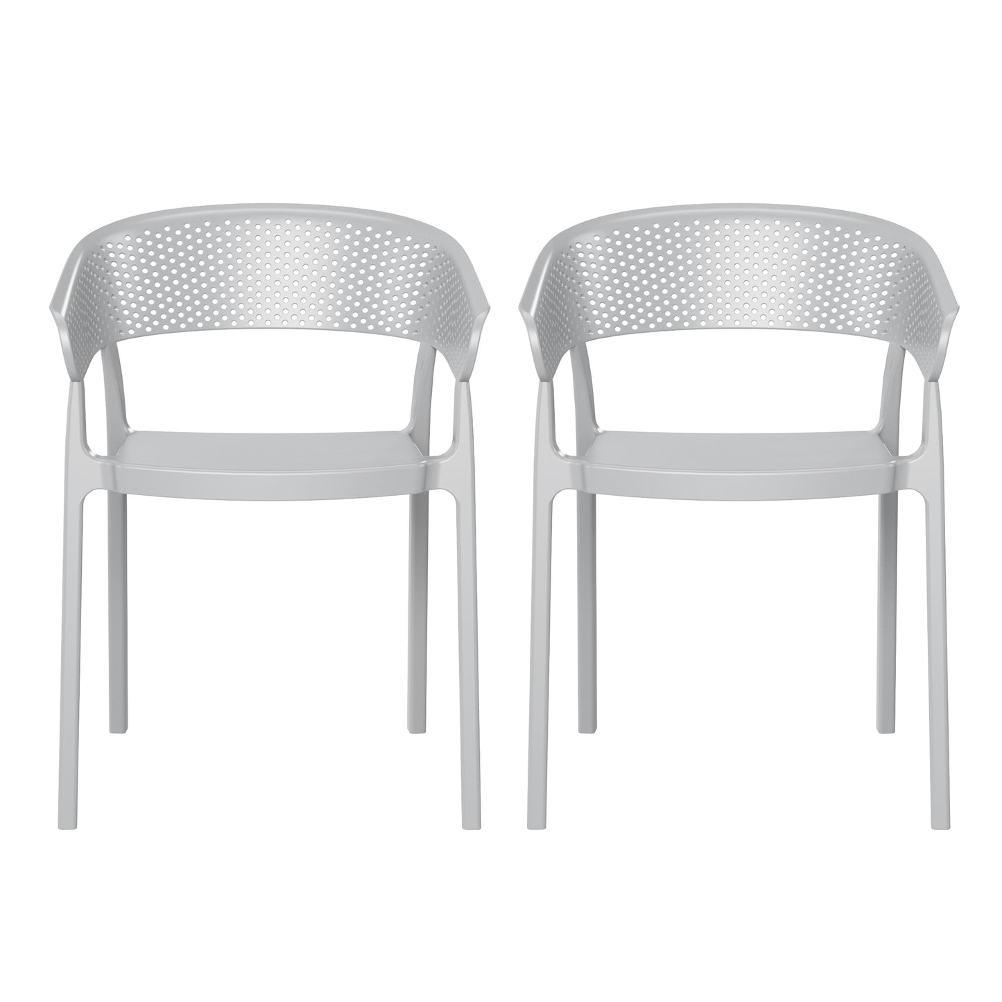 Polyform Stacking Dining Arm Chair (Set of 2)