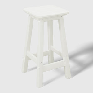 Stockholm  All-Weather Outdoor Square Counter Stool (24" Seat Height)