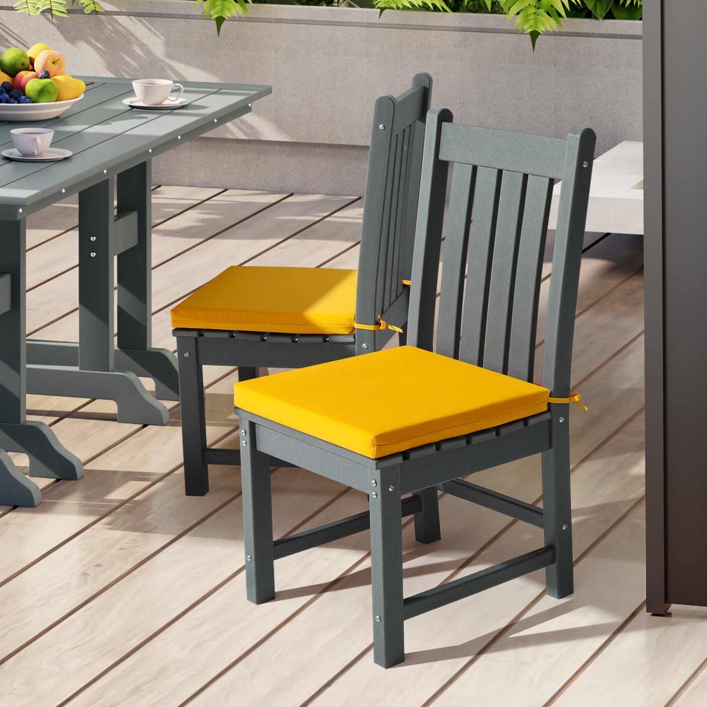 Outdoor Patio Kitchen Dining Chair Seat Cushions Set of 4