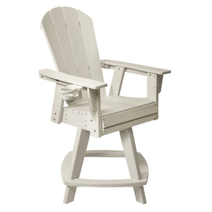 Chatham Adirondack Swivel Counter Chair with Cup Holder