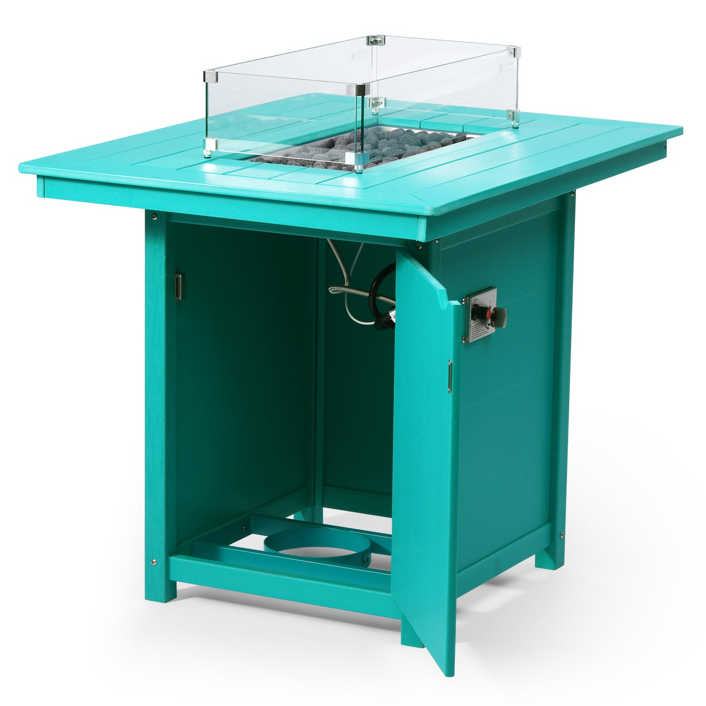 Sedona Rectangular 34" X 46" Counter Fire Pit Table