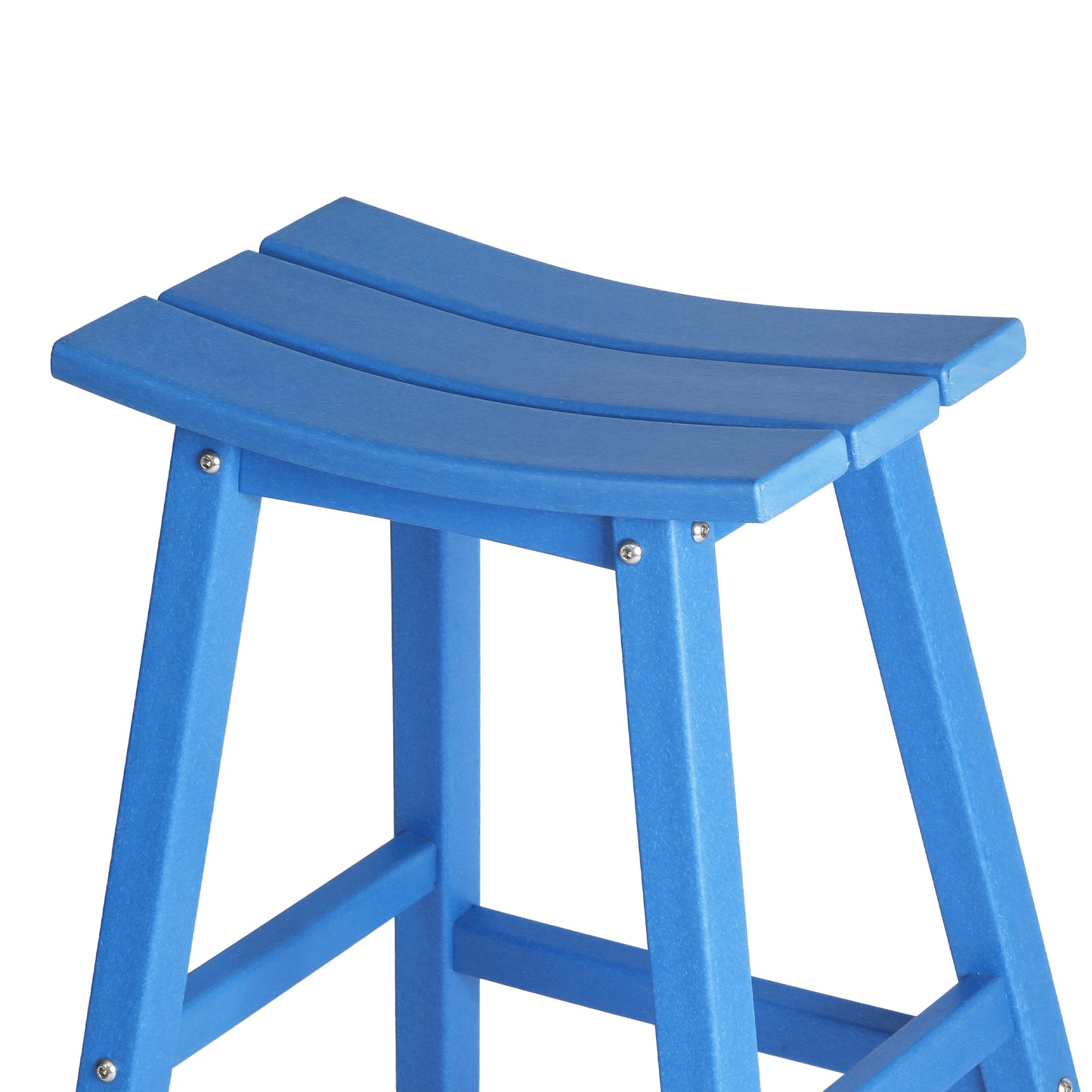 Stockholm All-Weather Outdoor Saddle Counter Stool (24" Height)