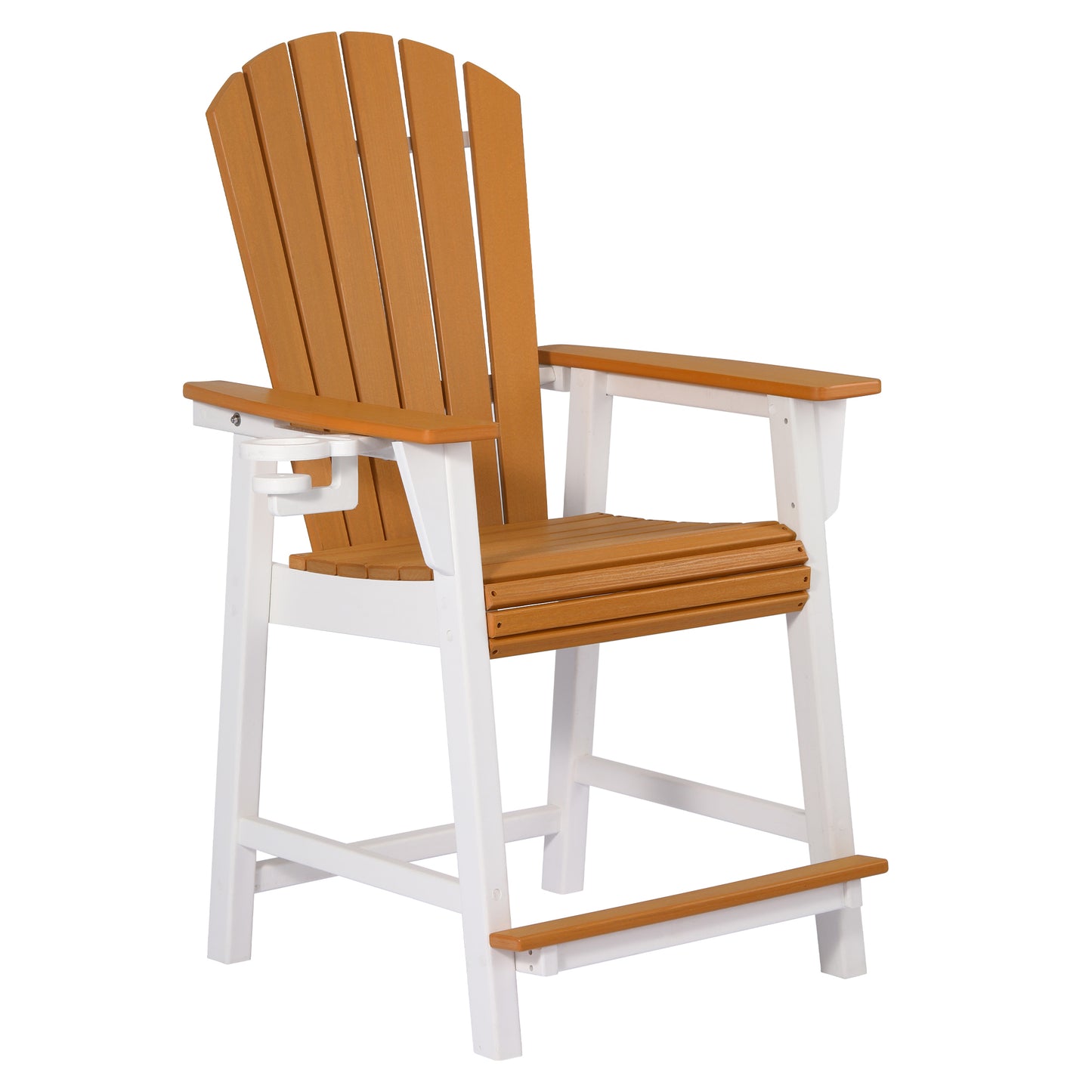 Heritage Ridge Adirondack Counter Height Chair With Cup Holder