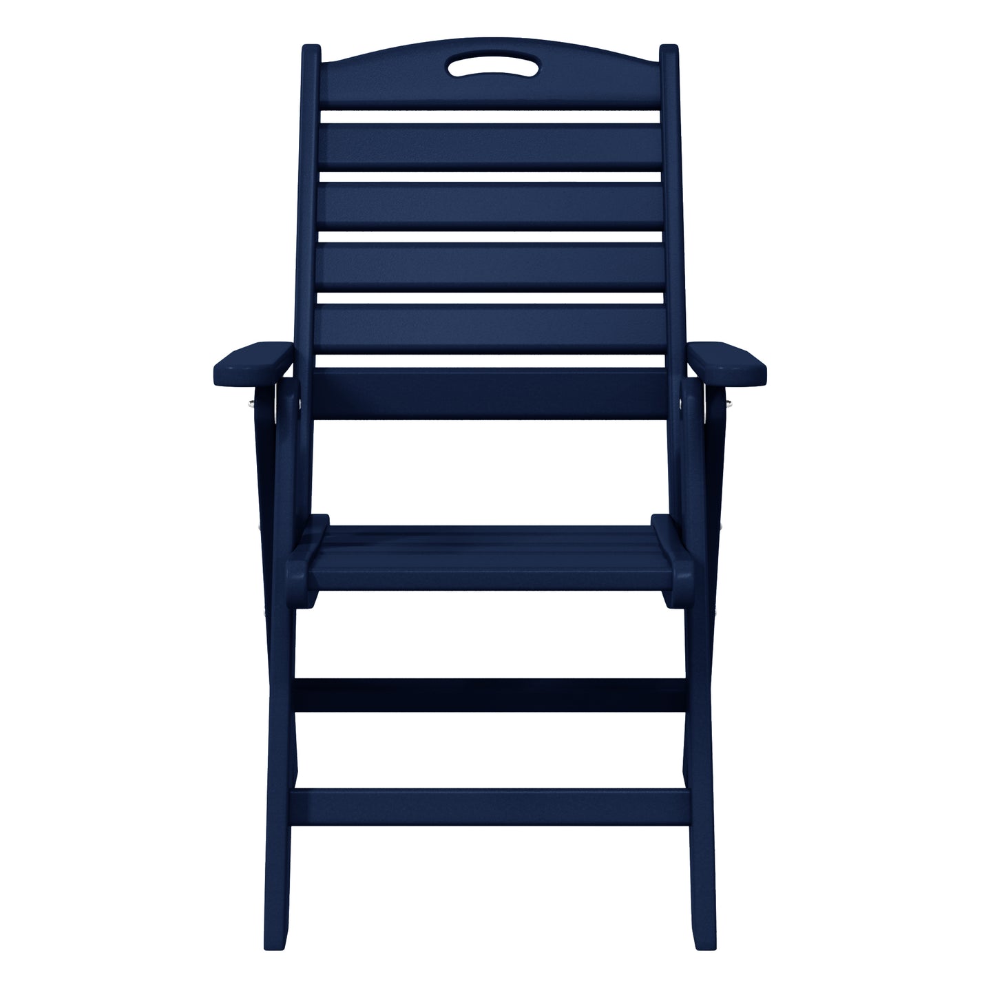 Aarhus All-Weather Outdoor Patio Folding Tall Back Dining Chair (38" High)
