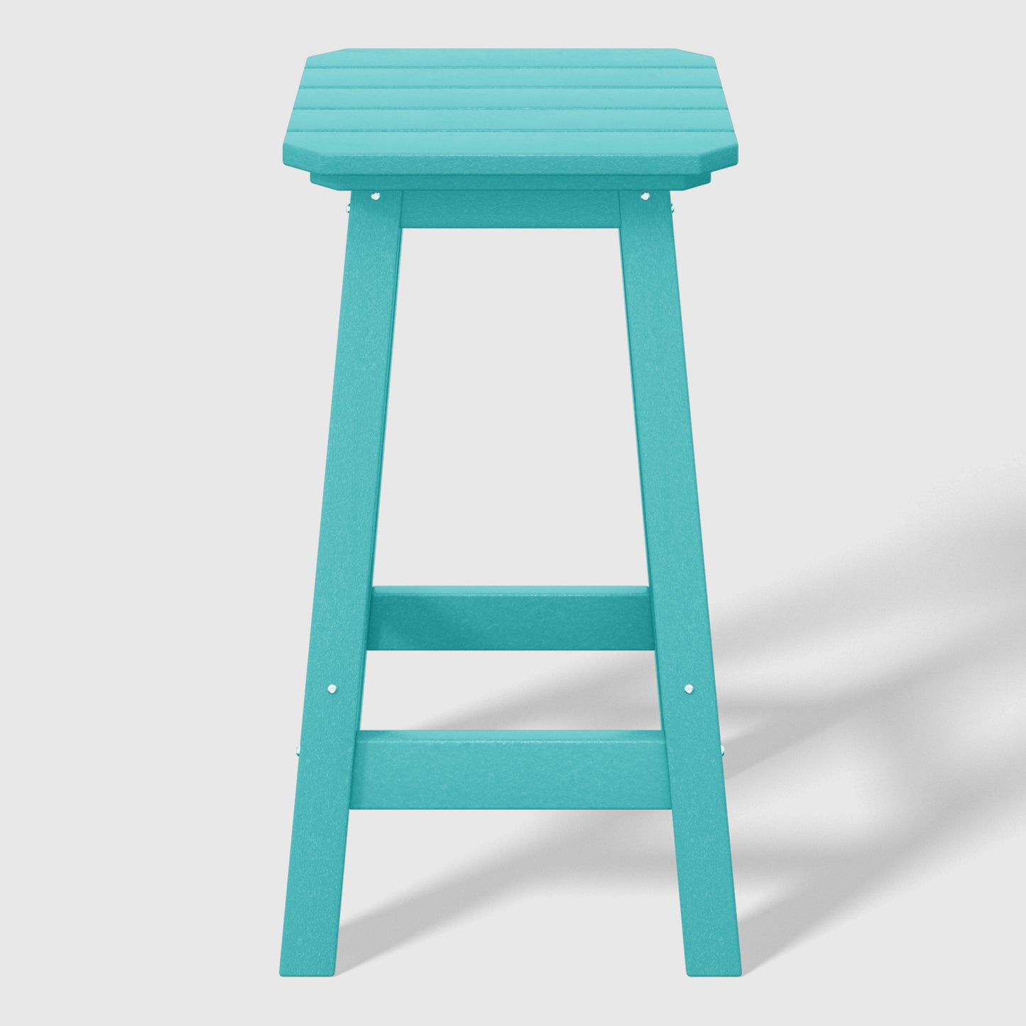 Stockholm  All-Weather Outdoor Square Counter Stool (24" Seat Height)