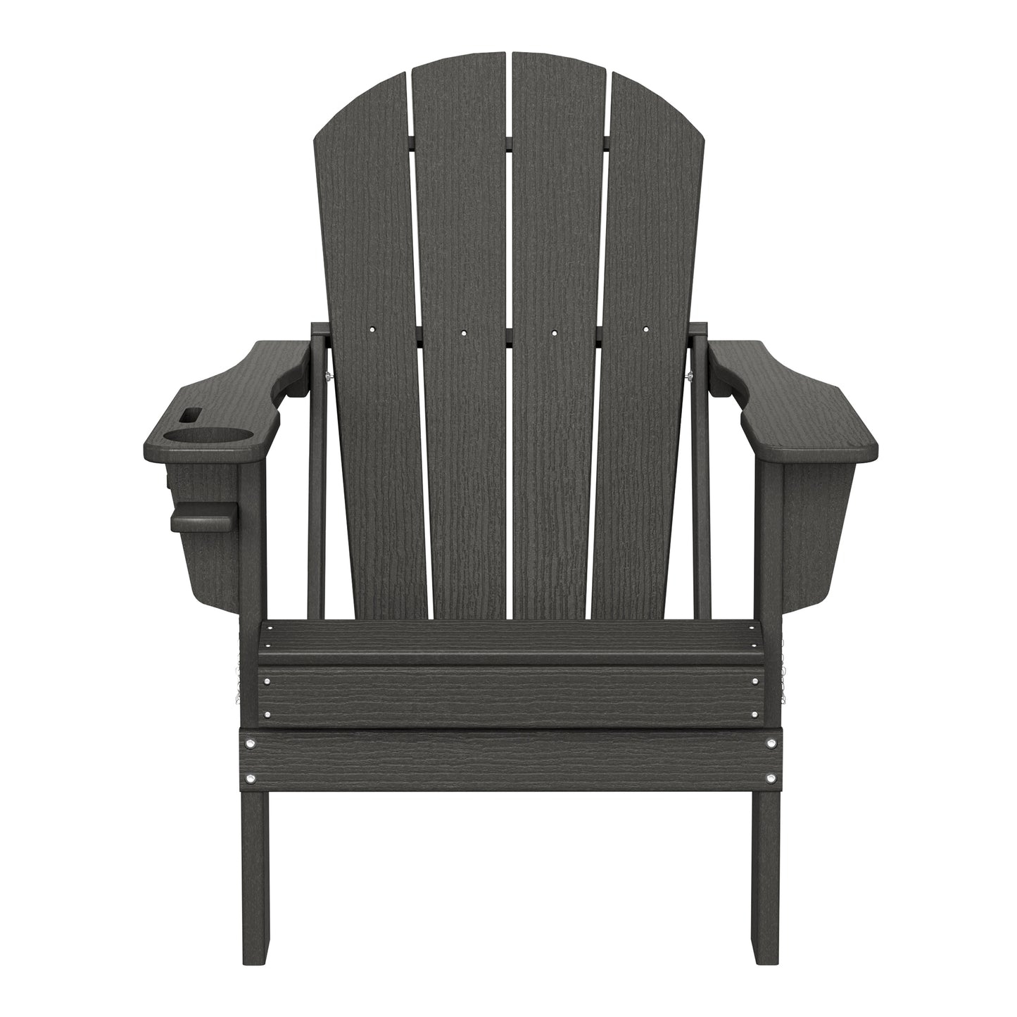 Chatham All-Weather Outdoor Folding Adirondack Chair with Cup Holder