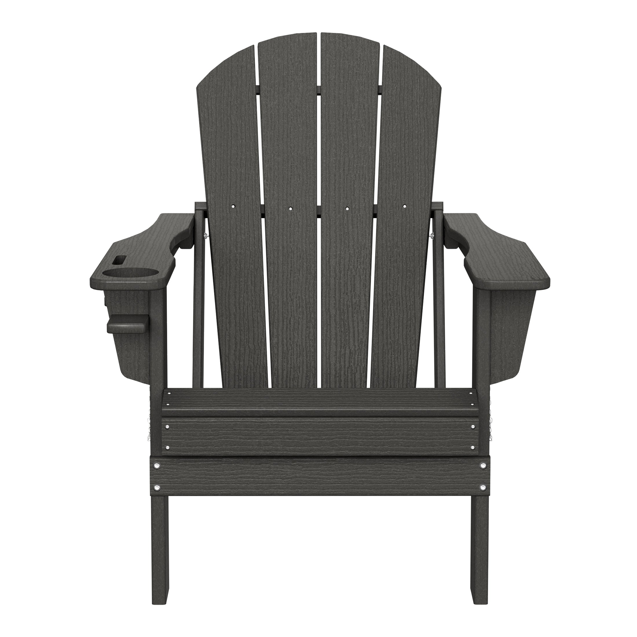 Chatham All-Weather Outdoor Folding Adirondack Chair with Cup Holder