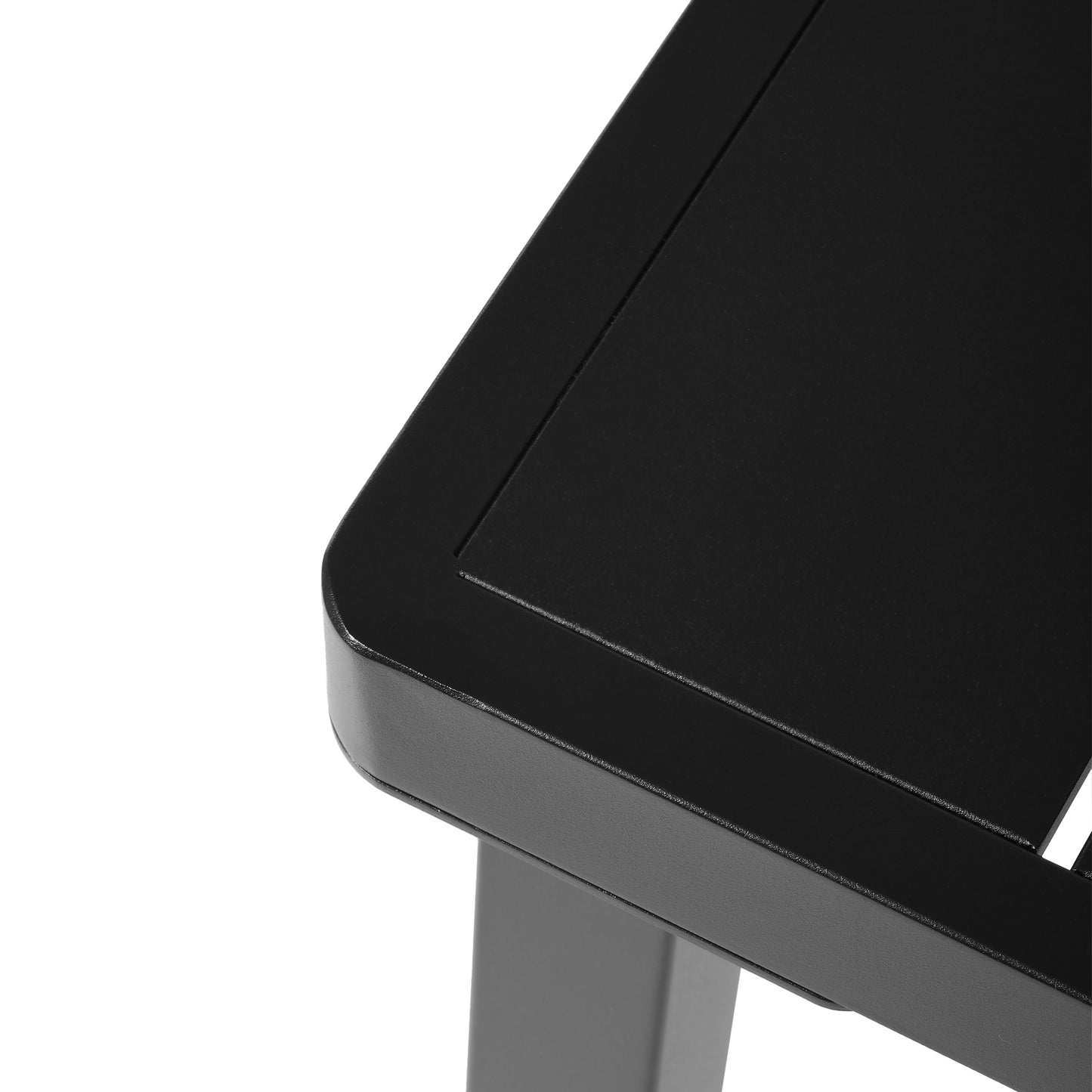 Polyform 59" x 35.4" Steel Rectangular Dining Table
