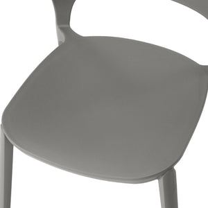 Patio Stacking Dining Side Chair (Set of 2)