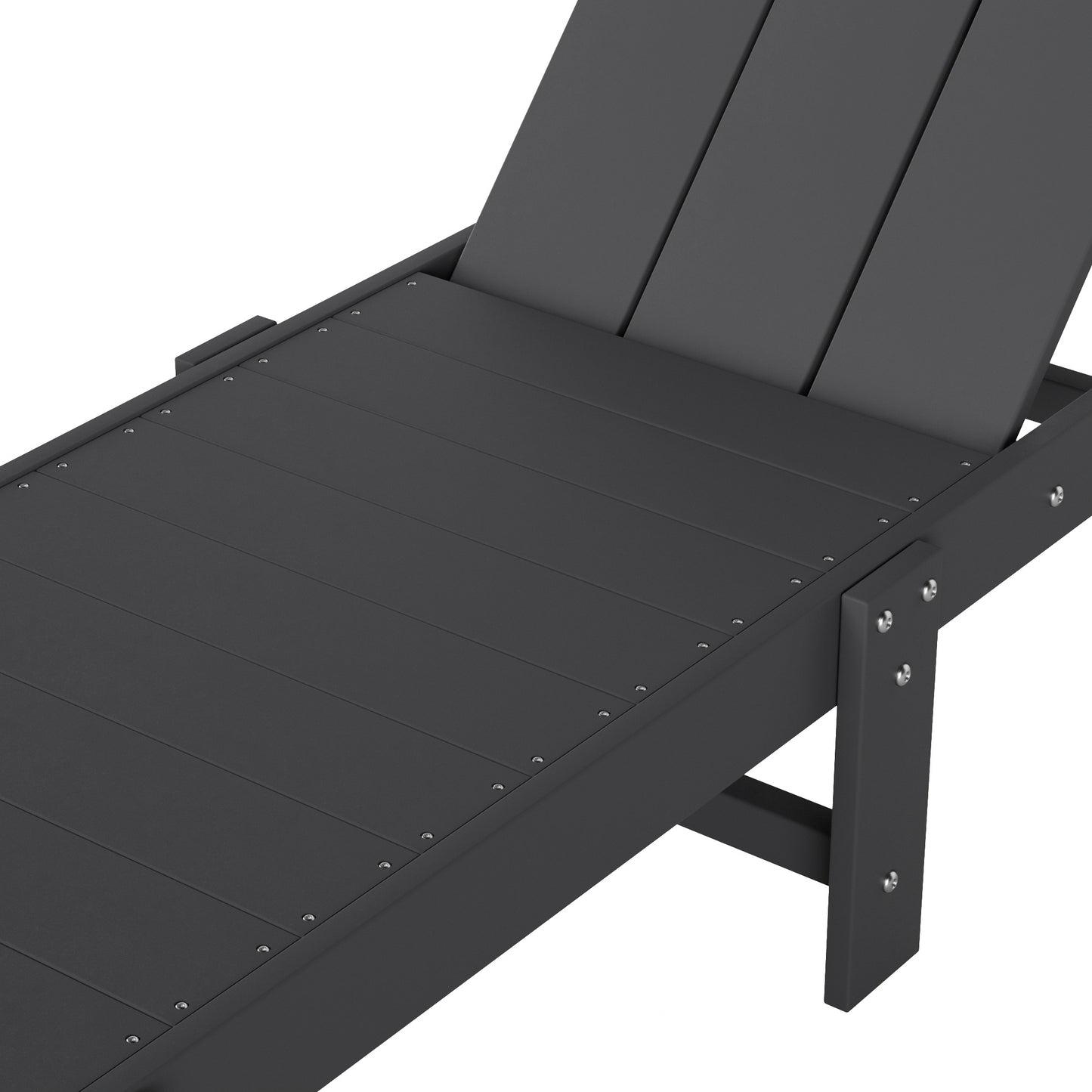 Malibu Modern All-Weather Outdoor Reclining Sun Lounger With Wheels