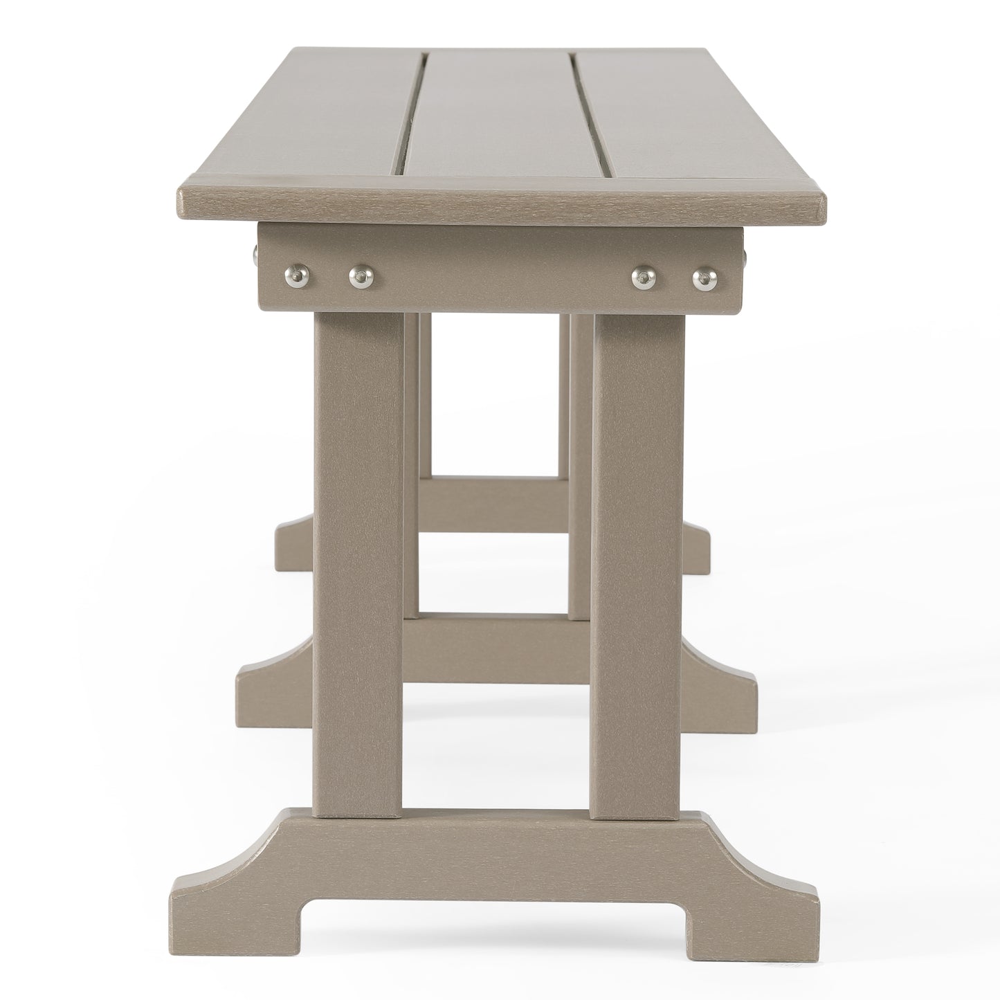 Tuscany All-Weather Outdoor 65" Trestle Dining Bench