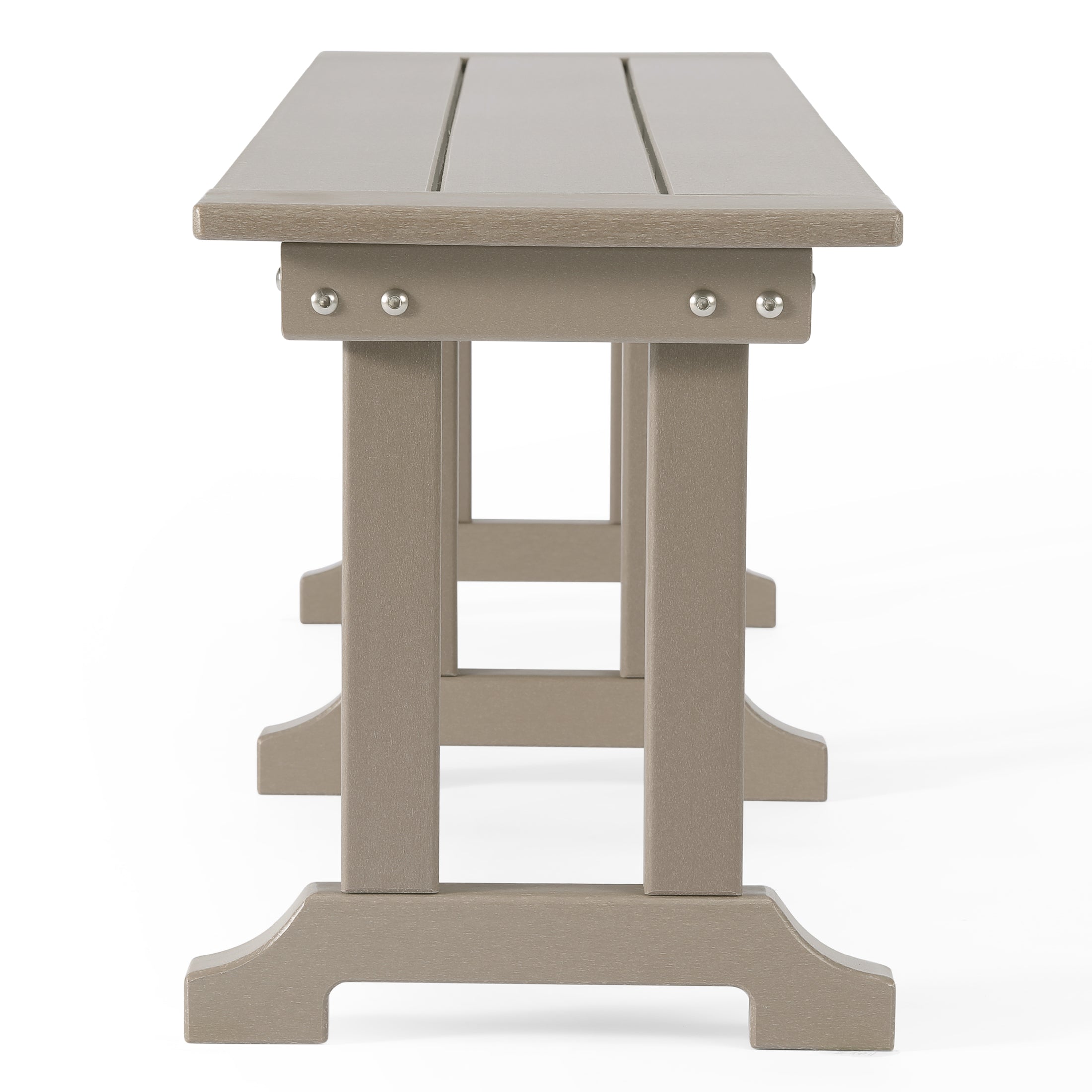 Tuscany All-Weather Outdoor 65" Trestle Dining Bench
